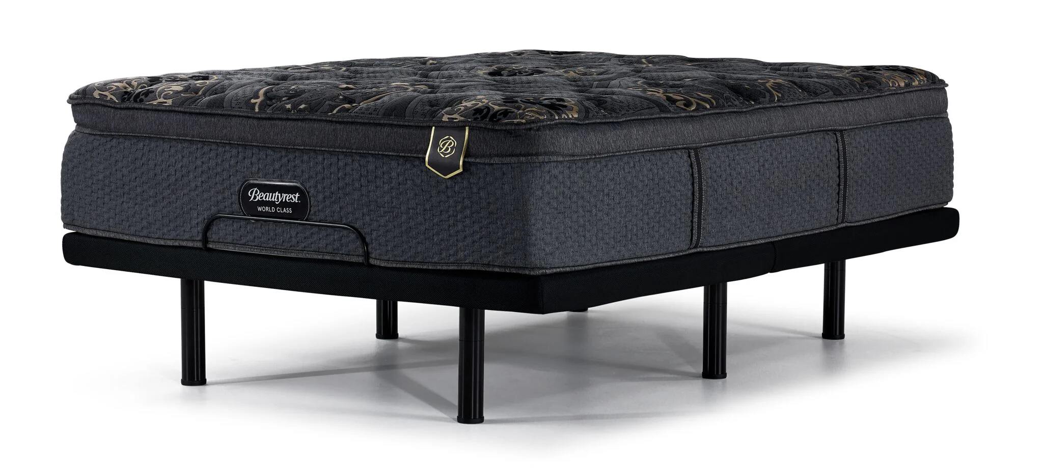 Beautyrest World Class Legacy Medium Twin XL Mattress and L2 Motion Pro Adjustable Base - Image 2