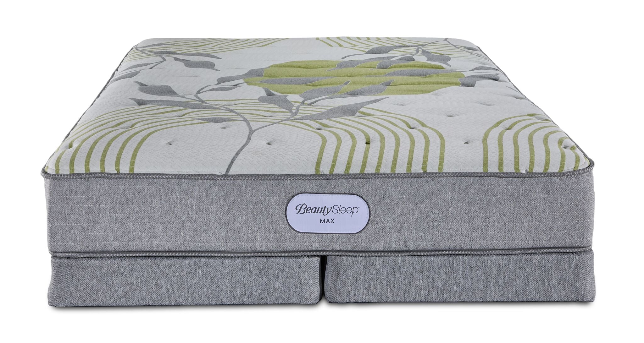 BeautySleep Max Calm Tight Top Firm King Mattress and Low Profile Split Boxspring Set - Image 2