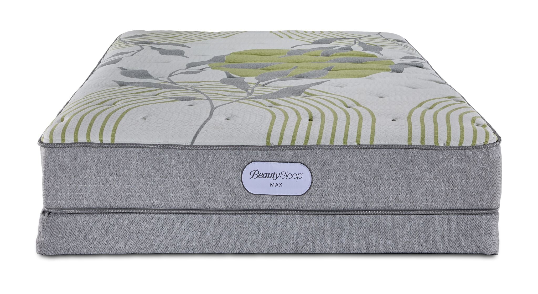 BeautySleep Max Calm Tight Top Firm Full Mattress and Low Profile Boxspring Set - Image 2