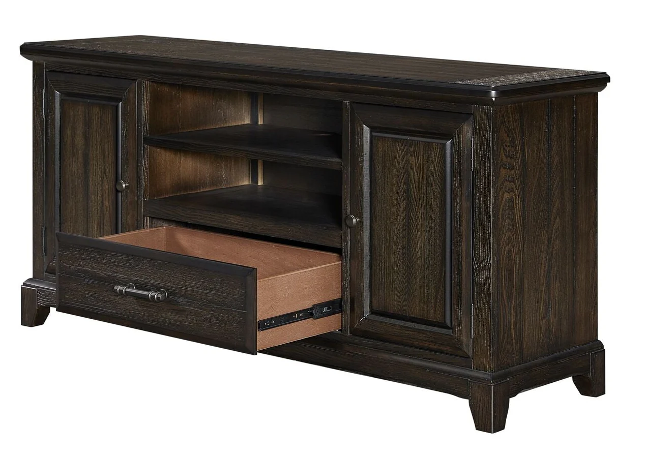 Bellamy Lane 62" Entertainment Console - Coffee - Image 3