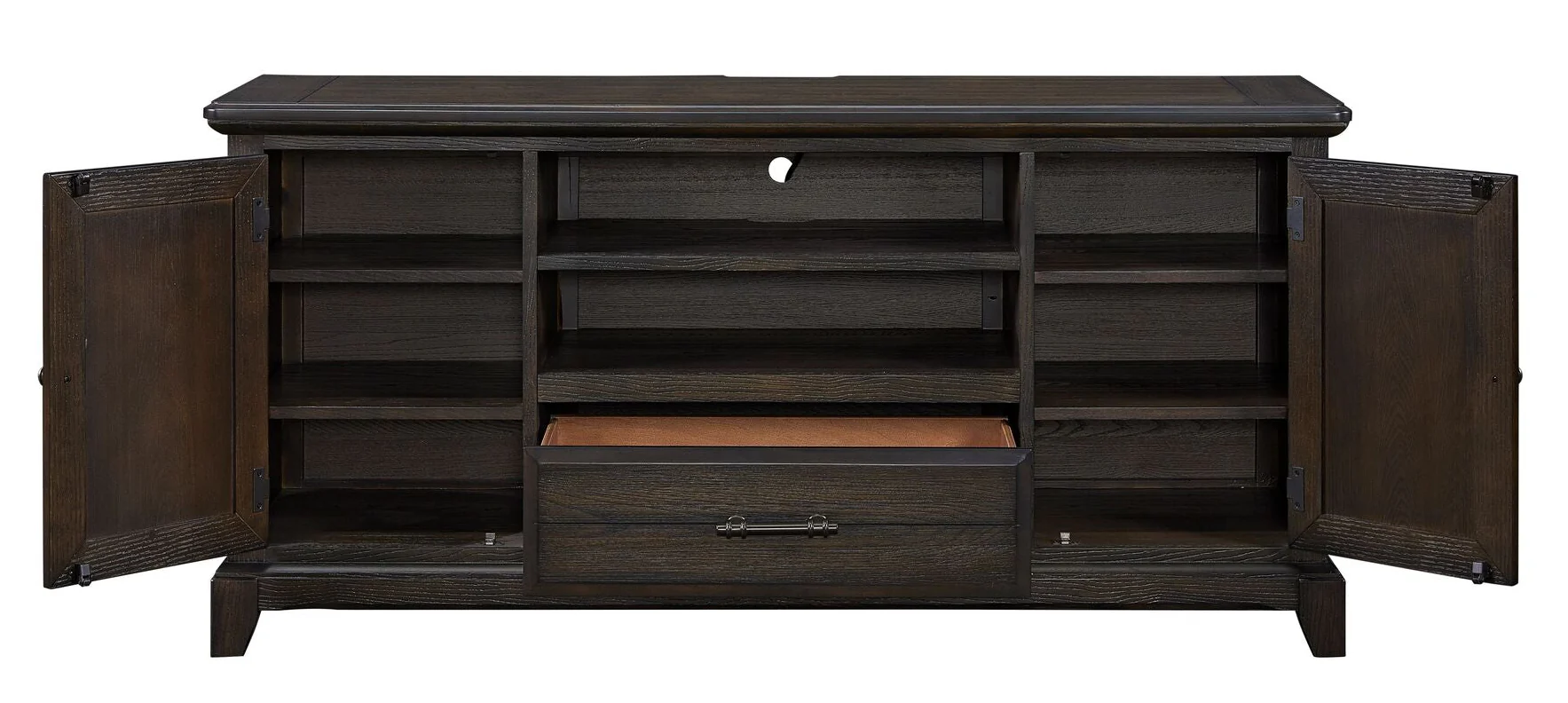 Bellamy Lane 62" Entertainment Console - Coffee - Image 4