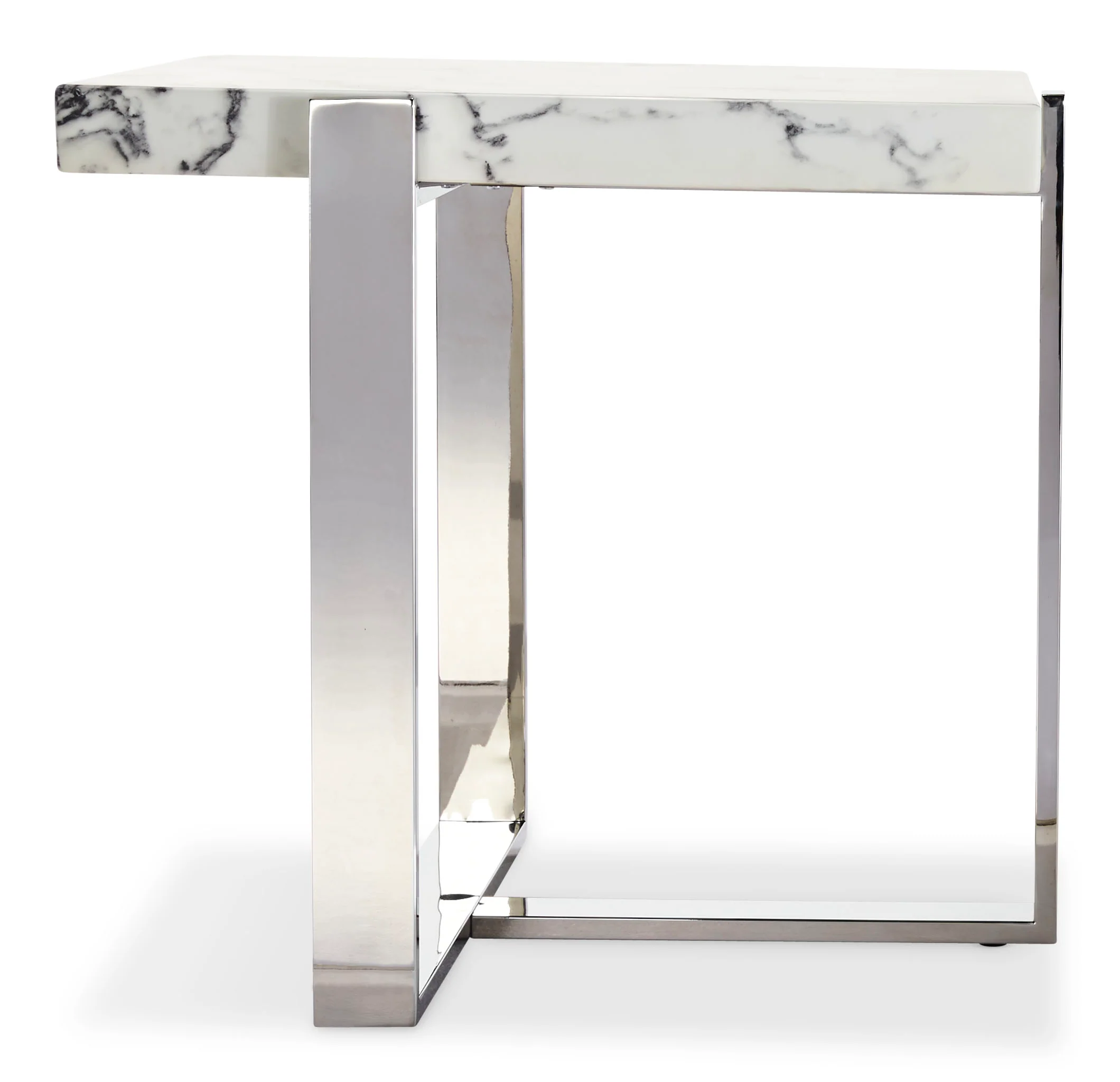 Bellini End Table - White - Image 2