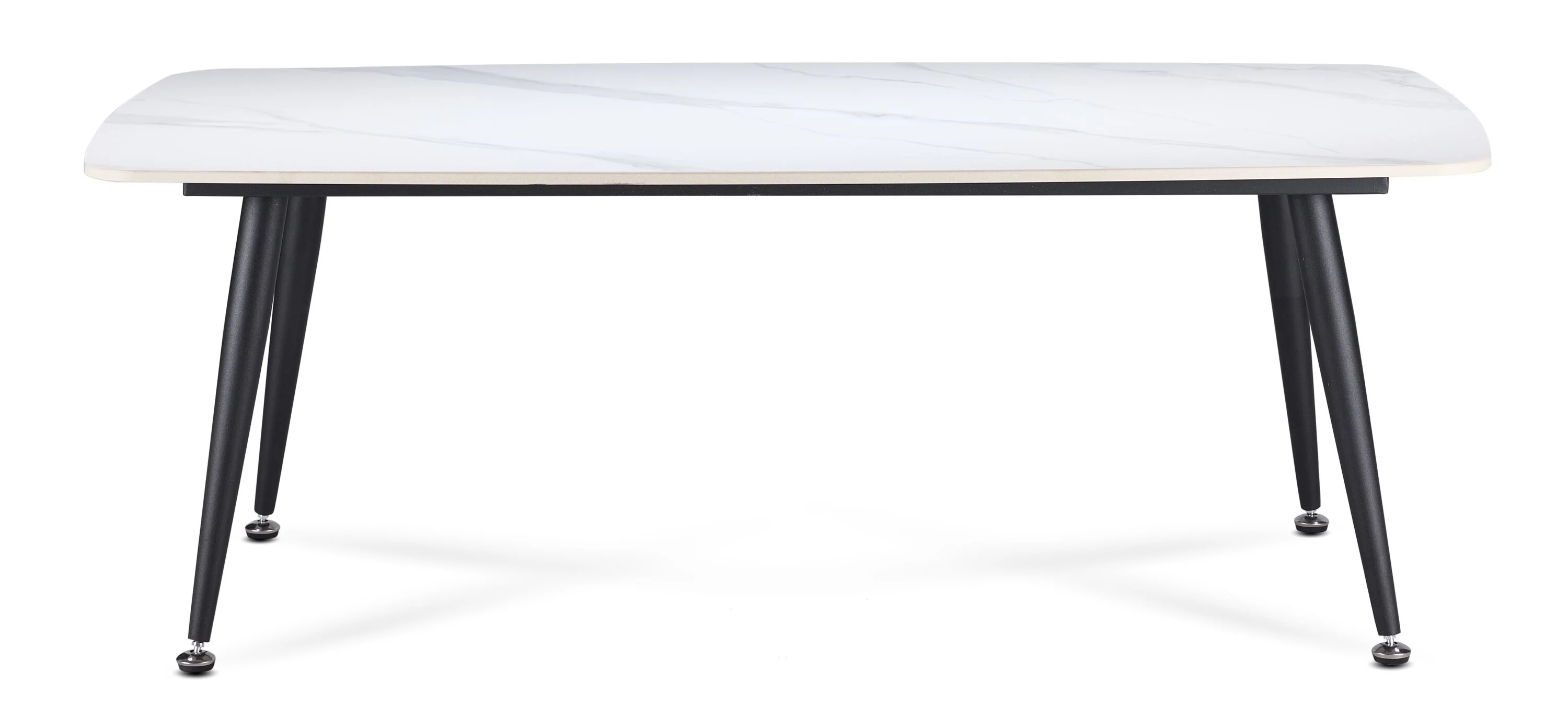 Bellmar 48" Sintered Stone Coffee Table - White - Image 2