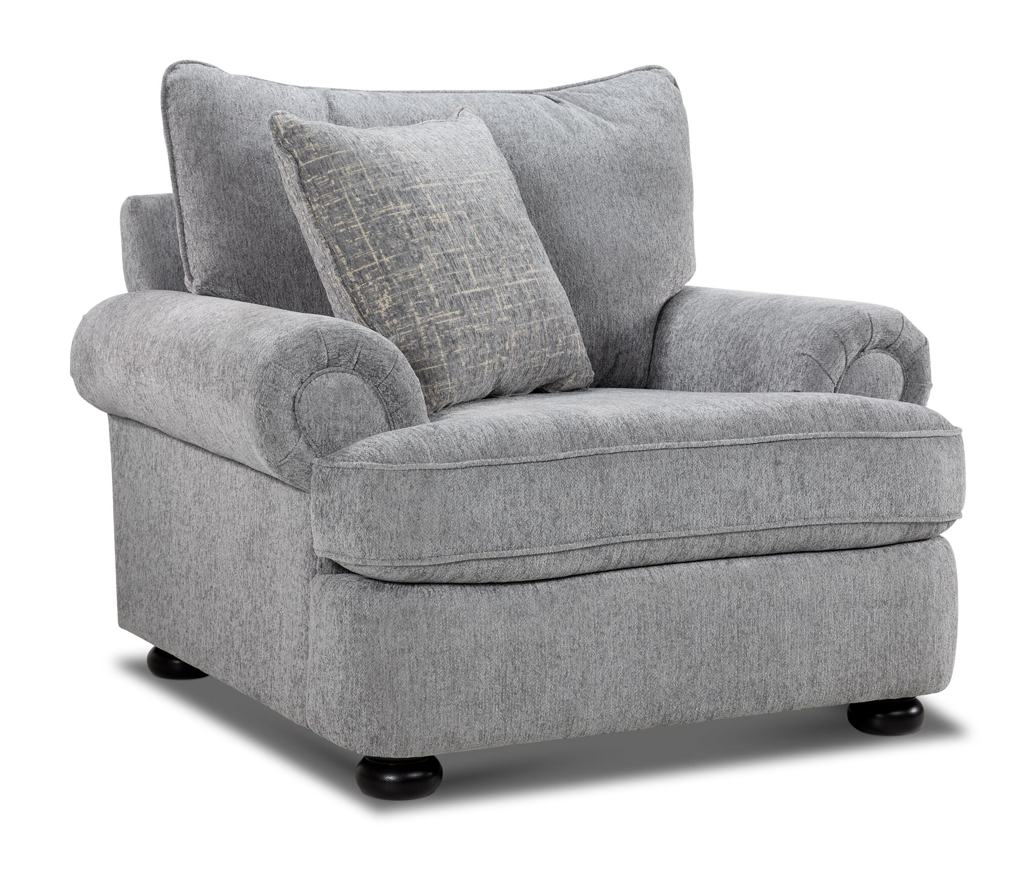 Beverly Sofa and Chair and a Half Set - Vangoh Grey - Image 3