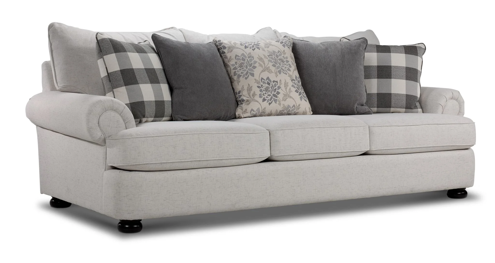 Beverly Sofa and Loveseat Set - TicTac Ivory - Image 2