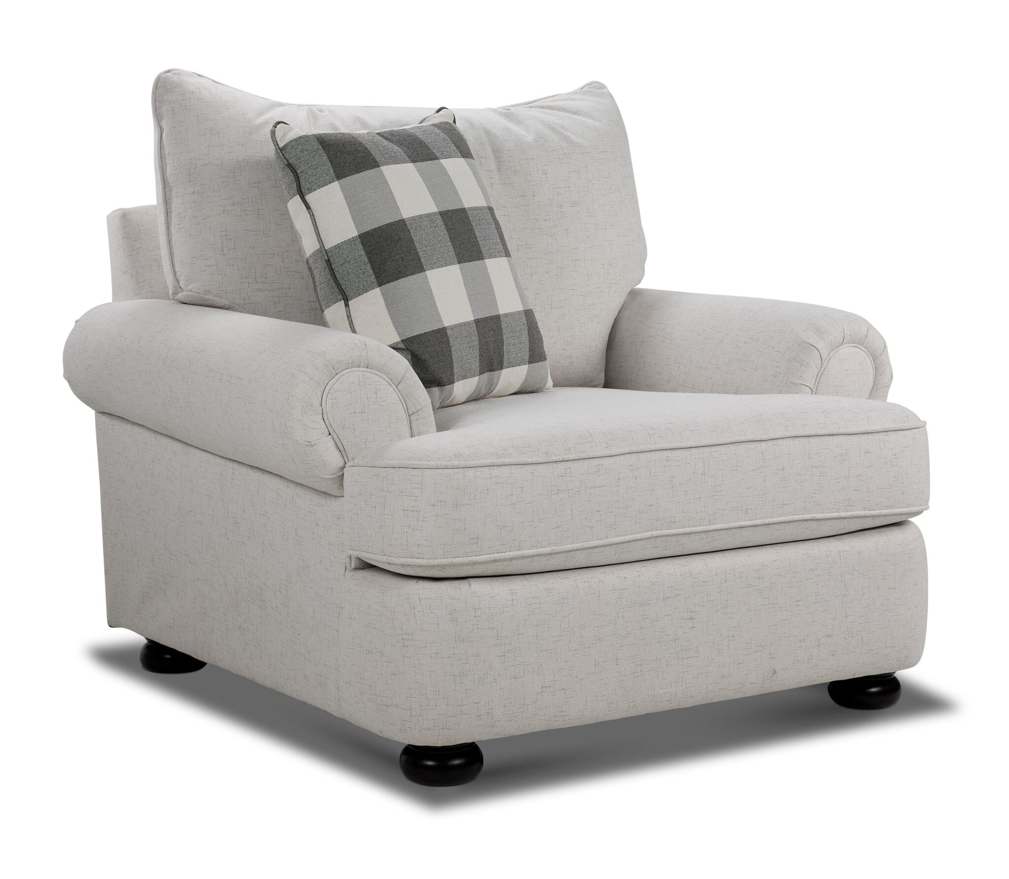 Beverly Sofa, Loveseat and Chair and a Half Set - TicTac Ivory - Image 4