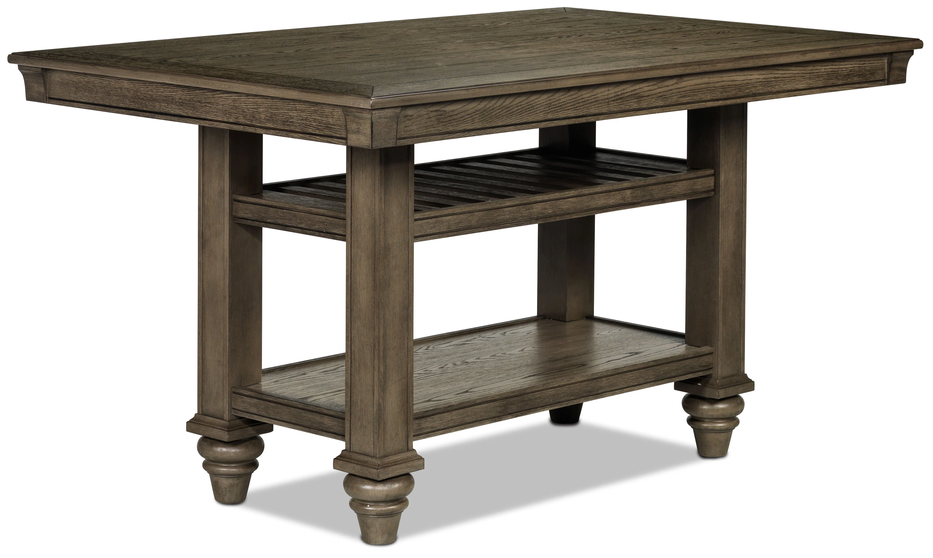 Bilboa 7-Piece Counter Height Dining Set - Roasted Oak - Image 3