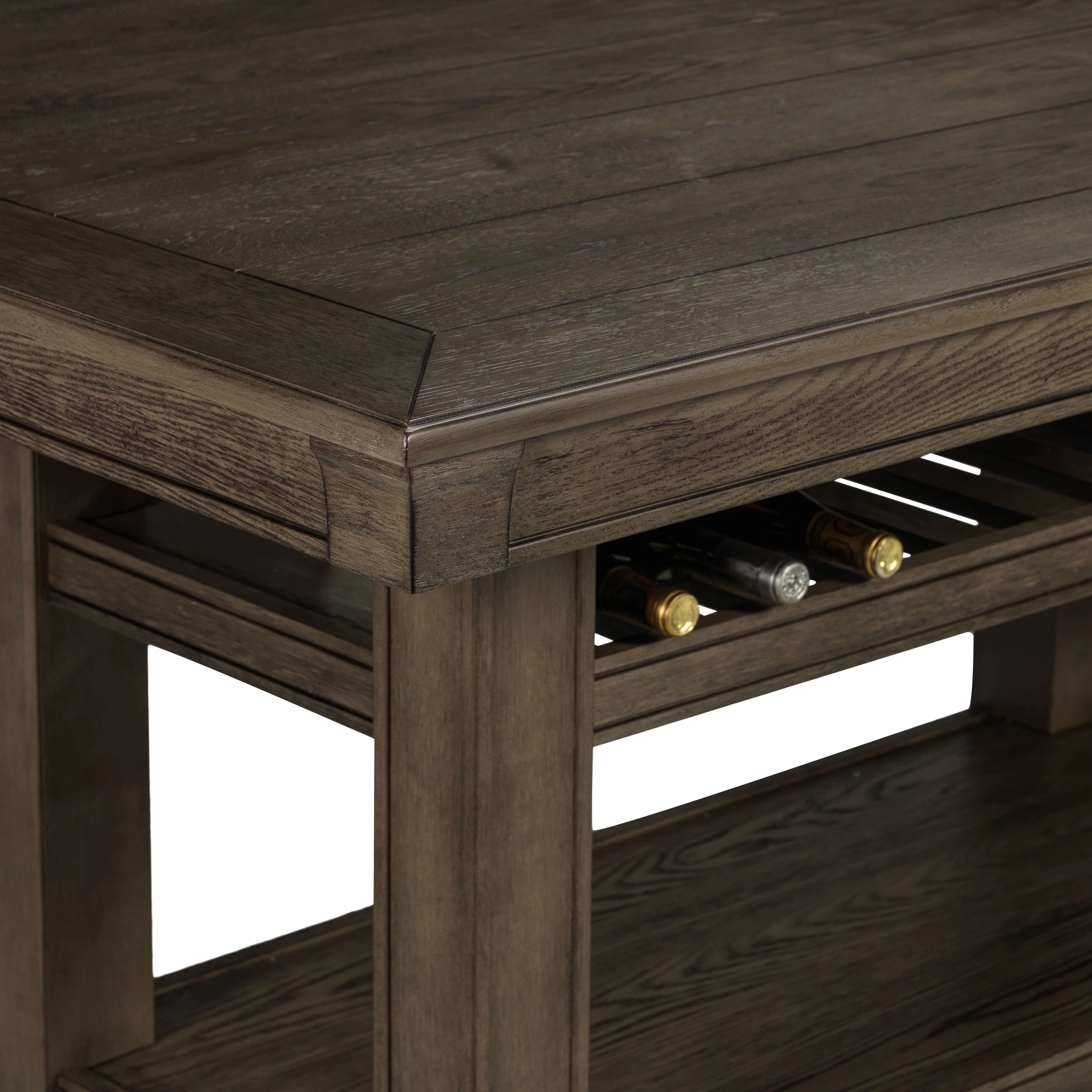 Bilboa 7-Piece Counter Height Dining Set - Roasted Oak - Image 4