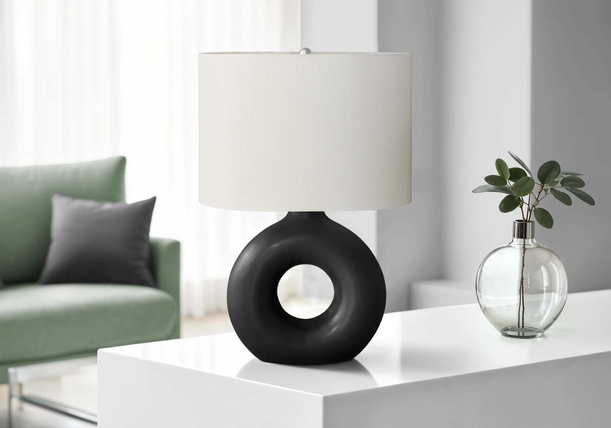 Birch Table Lamp - Black - Image 2