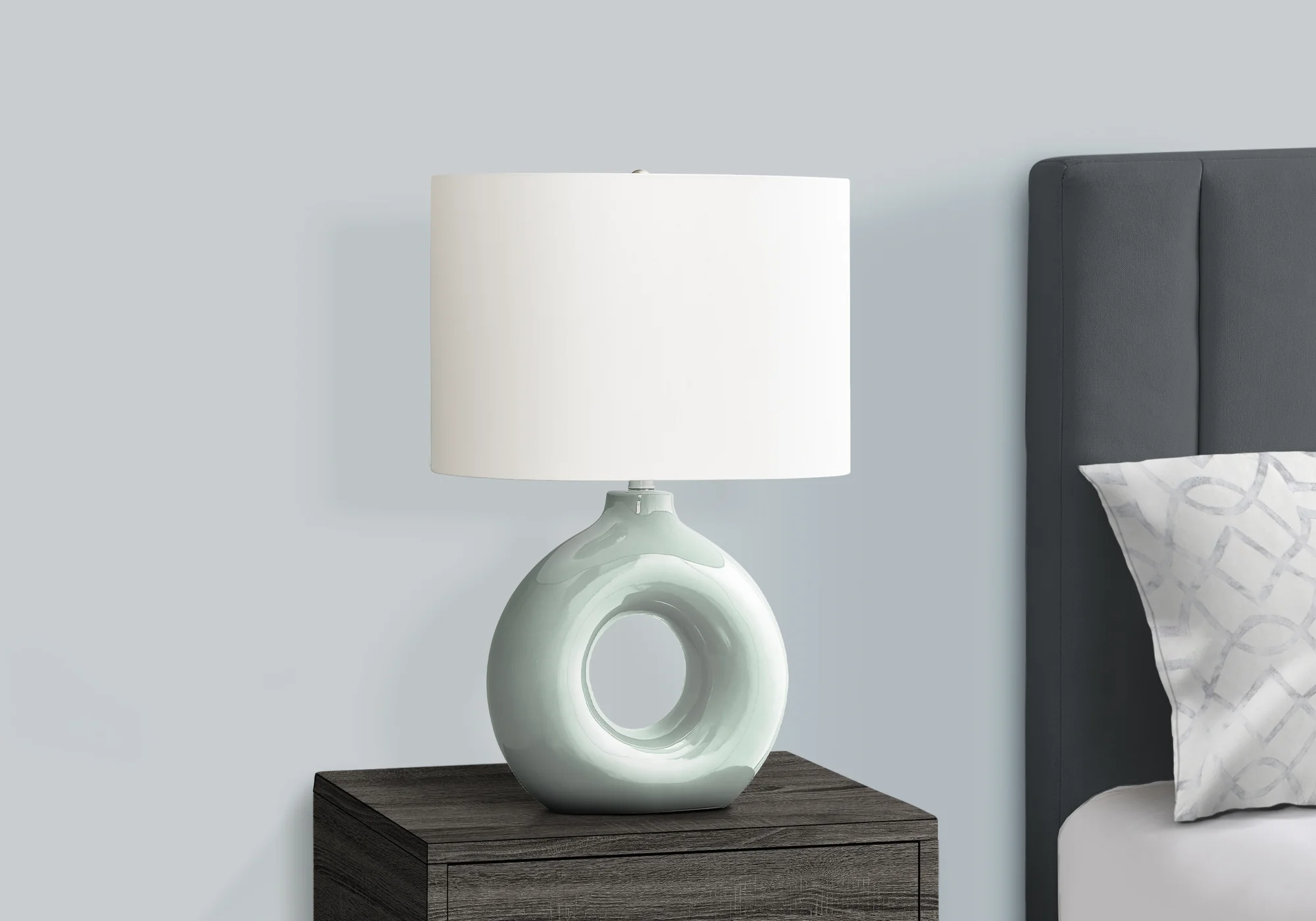 Birch Table Lamp - Green - Image 3