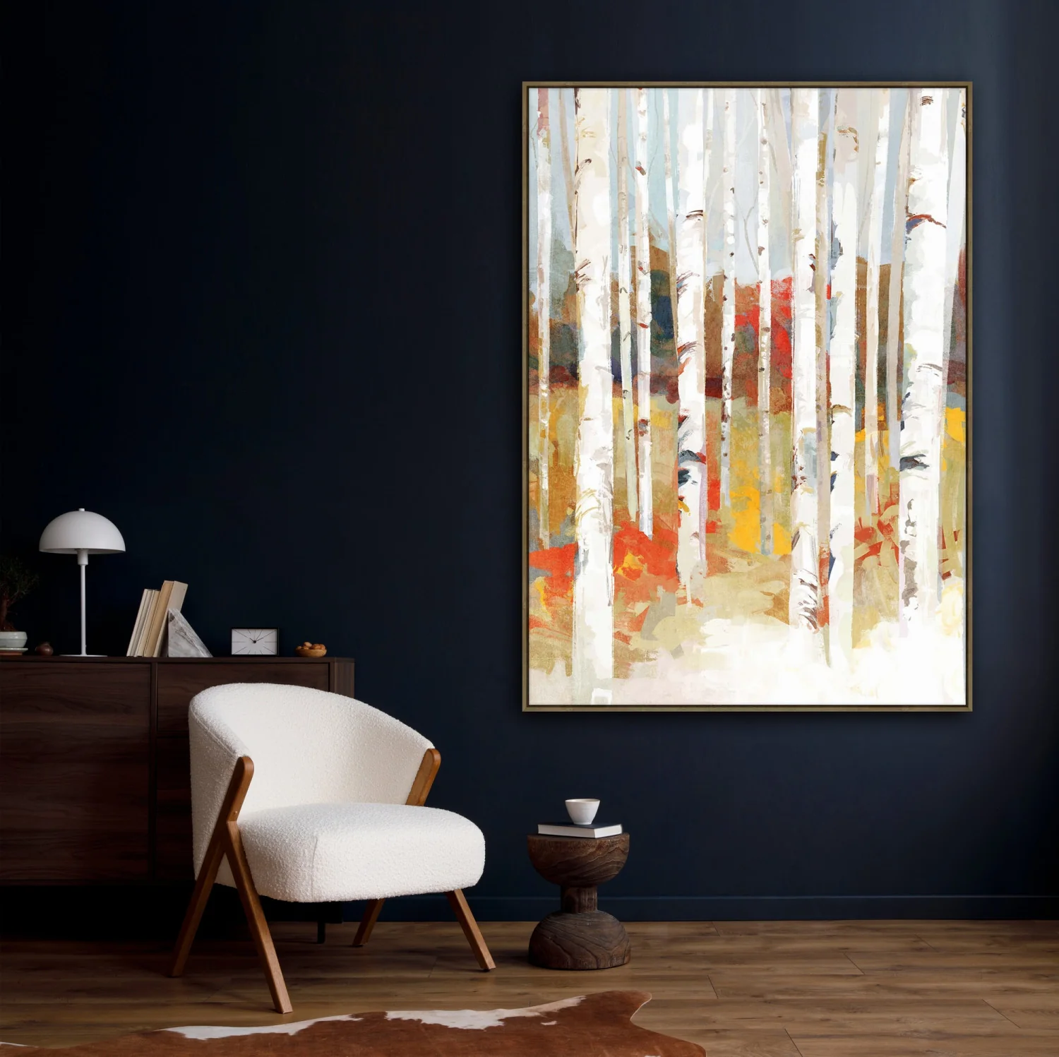 Birchfire Wall Art - Multi-Colour - 40 X 56 - Image 2