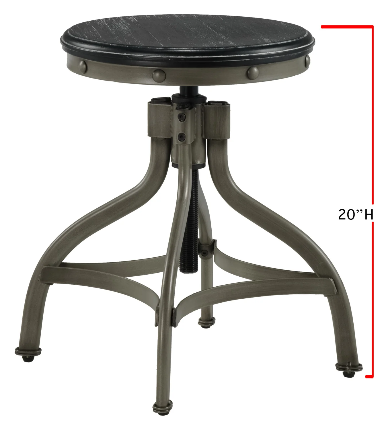 Blake Stool - Grey - Image 4