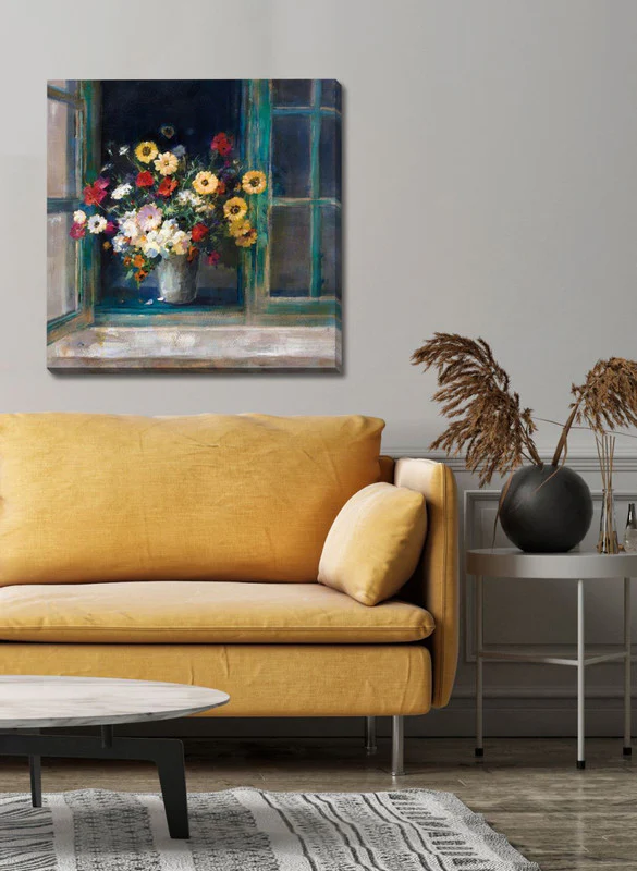 Blooming Vase Wall Art - Multi-Colour - 24 X 24 - Image 2