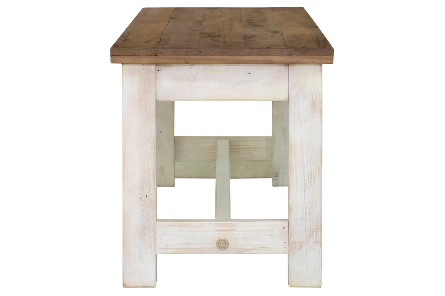 Borsgade Bench - White/Natural - Image 3