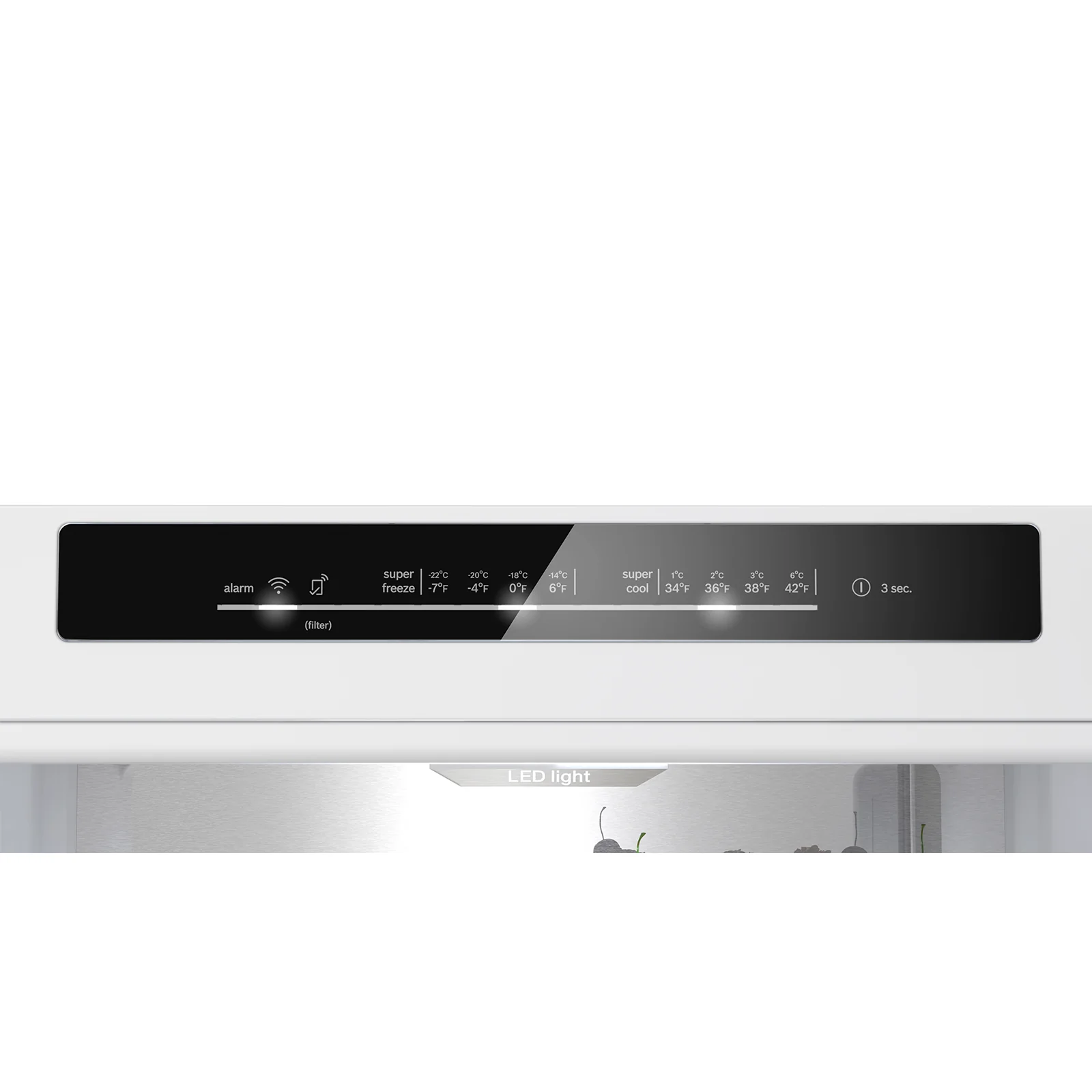 Bosch 24" 12.8 Cu. Ft. Stainless Steel Smart Counter-Depth Bottom-Freezer Refrigerator with Home Connect  - B24CB50ESS - Image 6