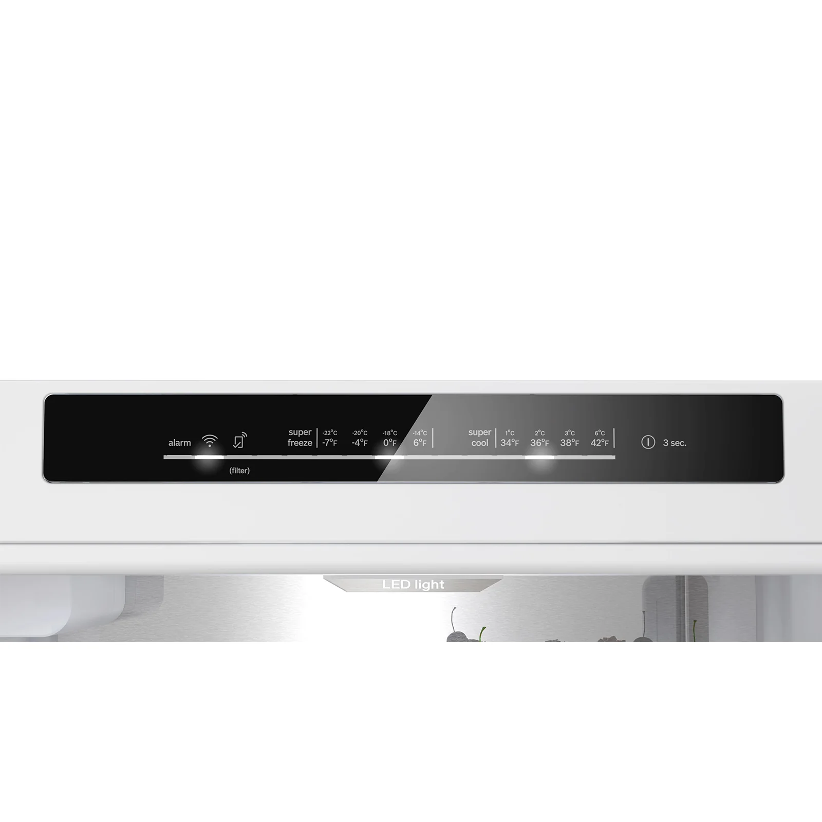 Bosch 24" 12.8 Cu. Ft. Stainless Steel Smart Counter-Depth Bottom-Freezer Refrigerator with Home Connect  - B24CB80ESS - Image 7