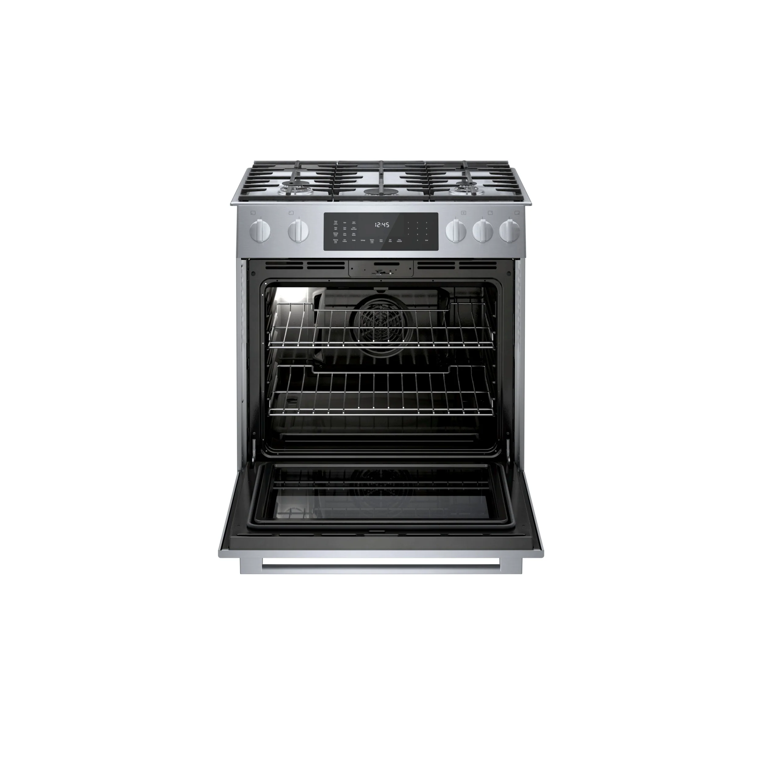 Bosch 30" Stainless Steel Dual Fuel Slide-In Range - HDI8056C - Image 5