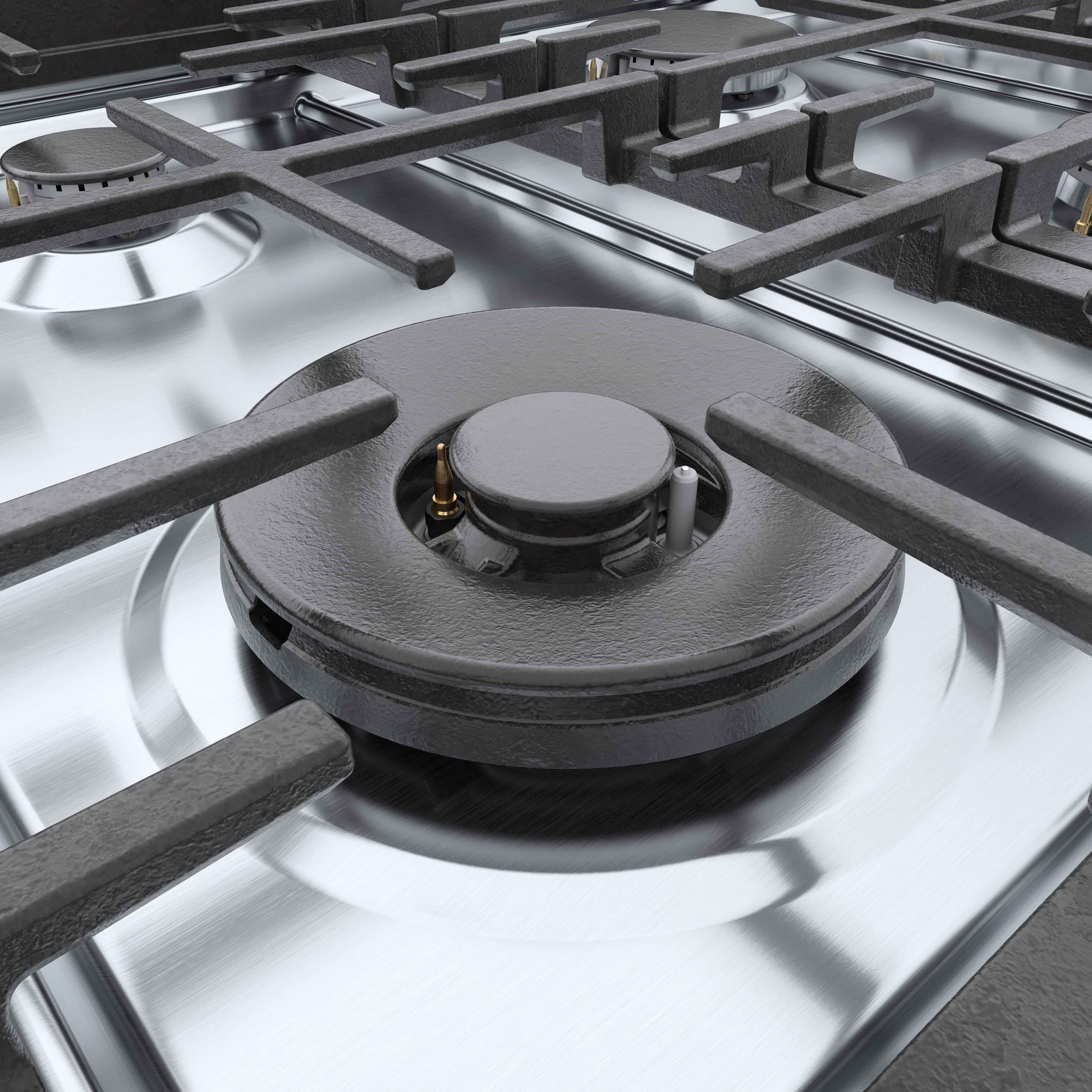 Bosch 36" Industrial Style Gas Range Stainless Steel - HGS8655UC - Image 11