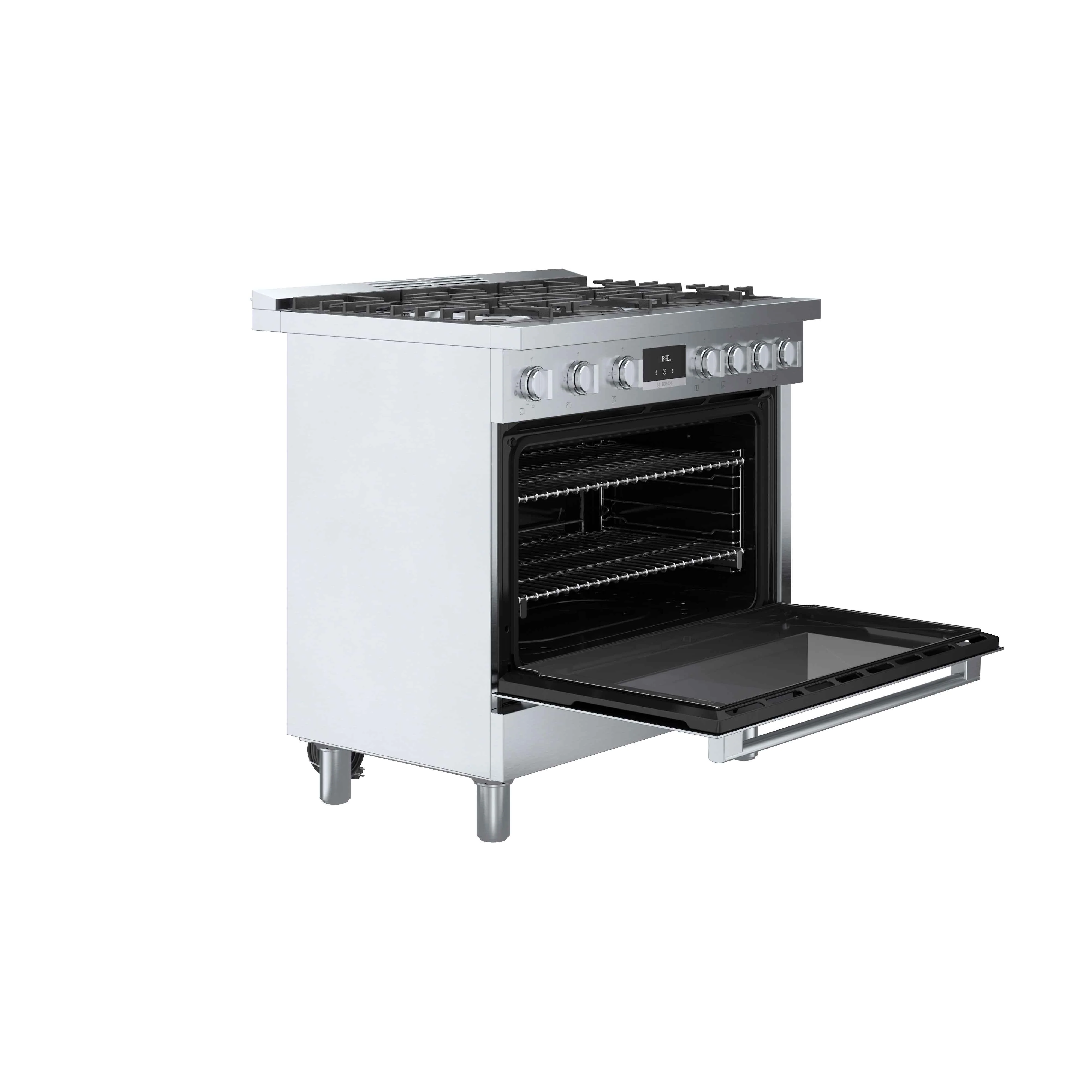 Bosch 36" Industrial Style Gas Range Stainless Steel - HGS8655UC - Image 5