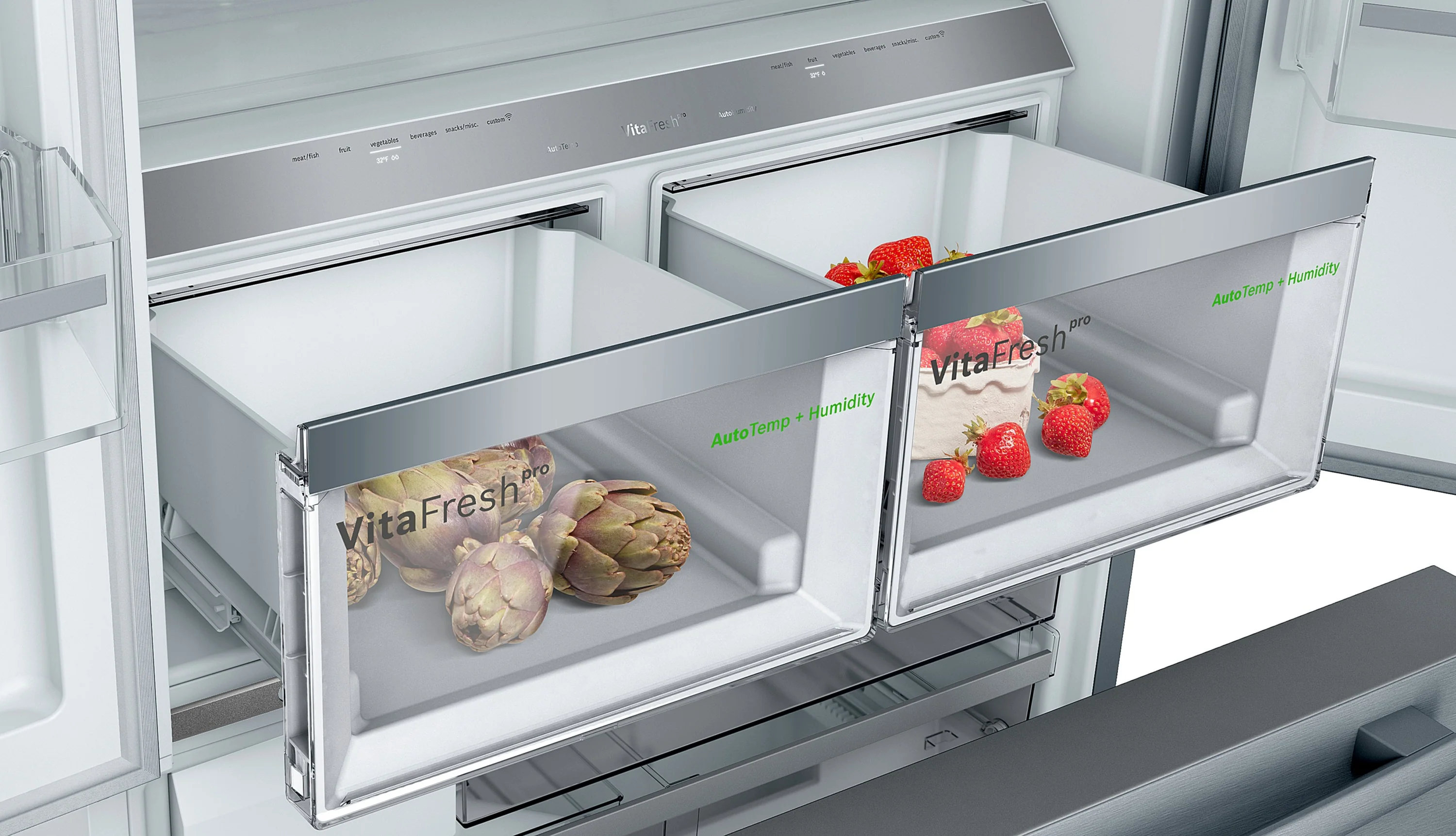 Bosch 800 Series 36" 20.8 Cu. Ft. Stainless Steel Counter-Depth French Door Refrigerator - B36CT80SNS - Image 8