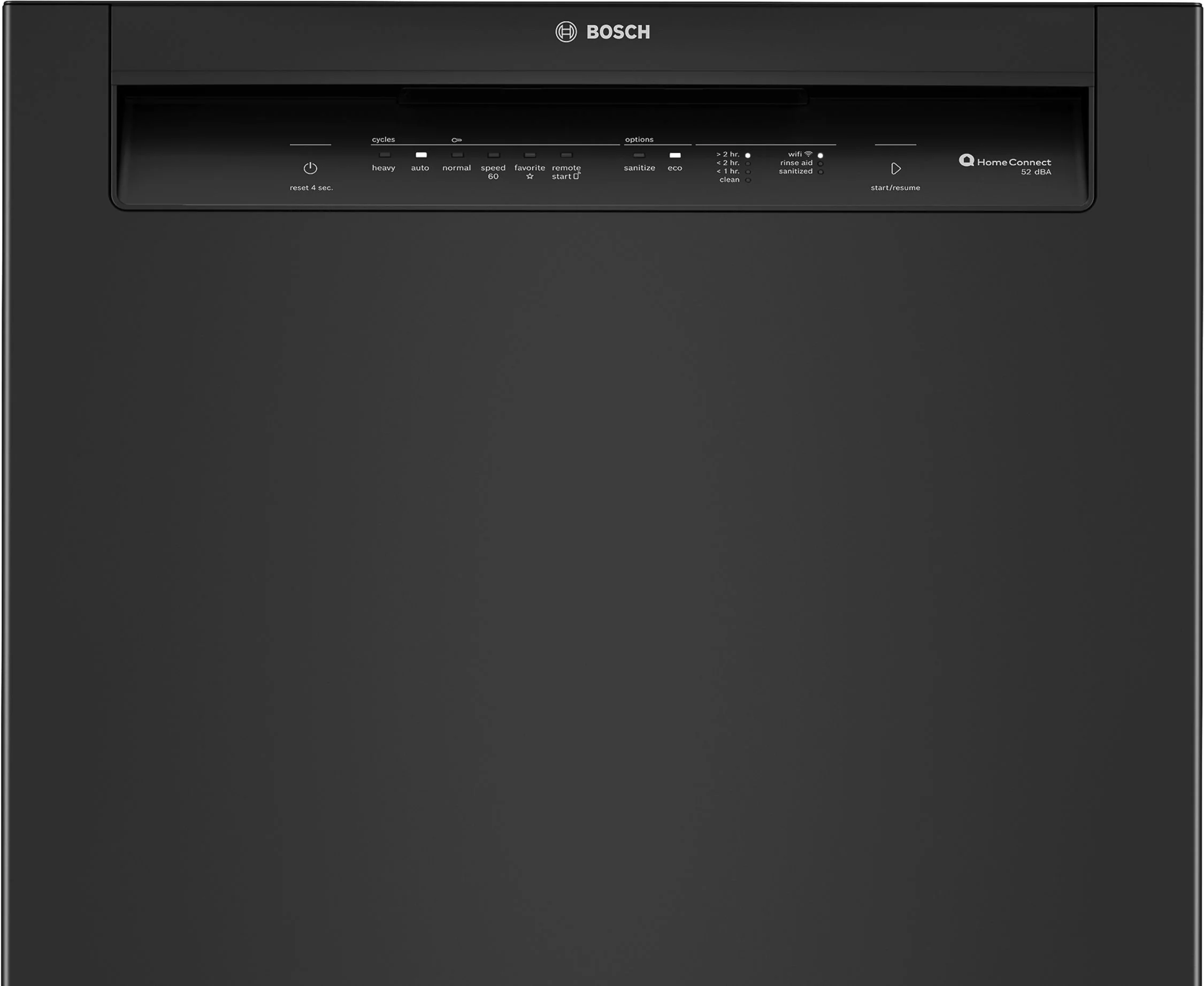 Bosch Black 100 Series 24" Dishwasher with Recessed Handle - SHE2ADF6N - Image 4