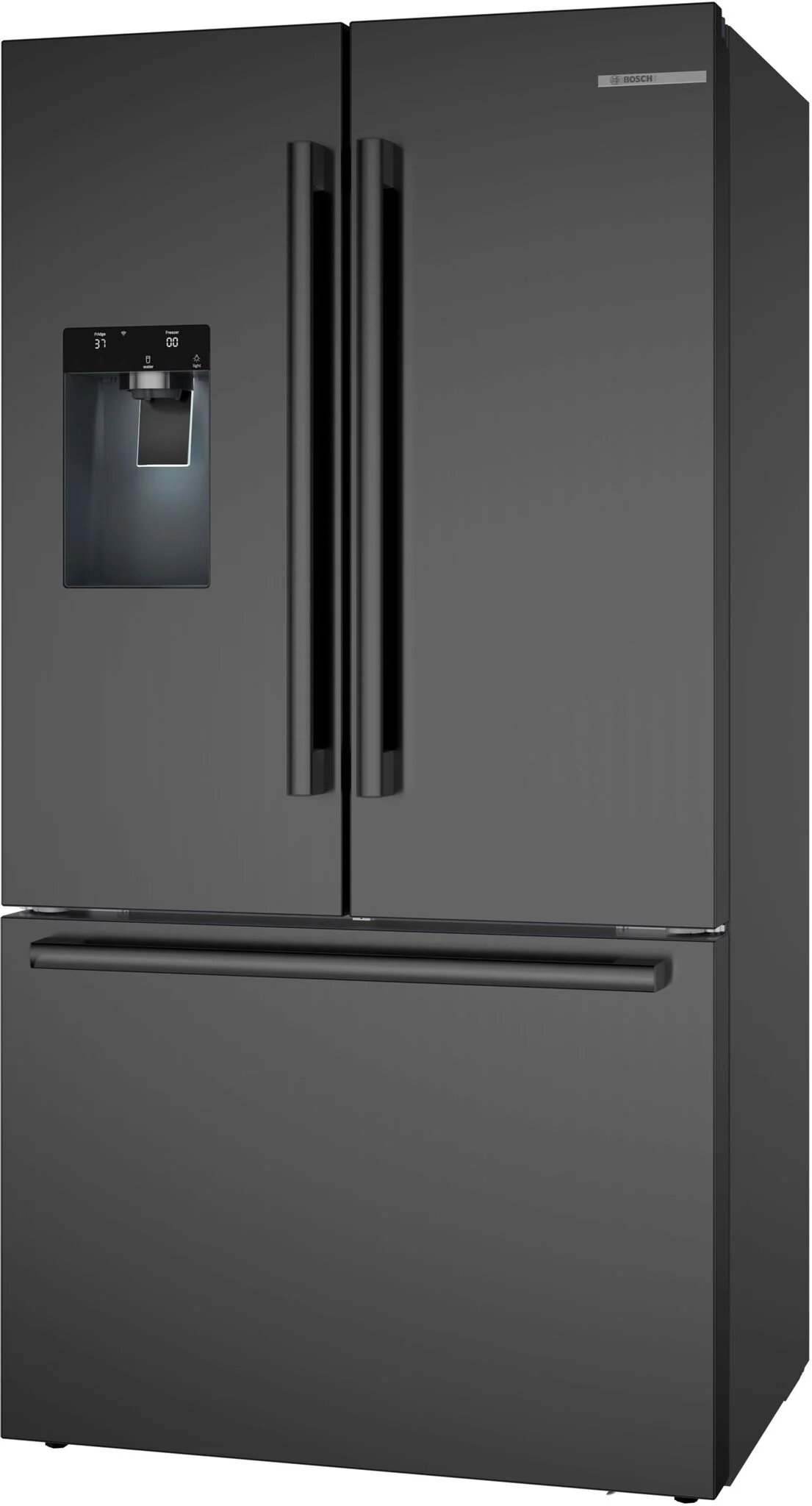 Bosch 500 Series 36" 21.6 Cu. Ft. Black Stainless French Door Refrigerator - B36CD52SNB - Image 6