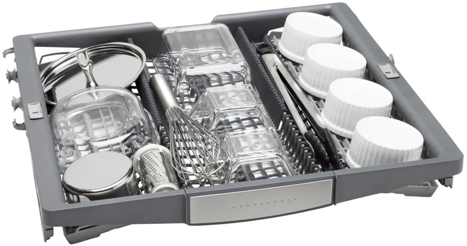Bosch Black Stainless Steel 24" Smart Dishwasher with Home Connect, Third Rack - SHP78CM4N - Image 10