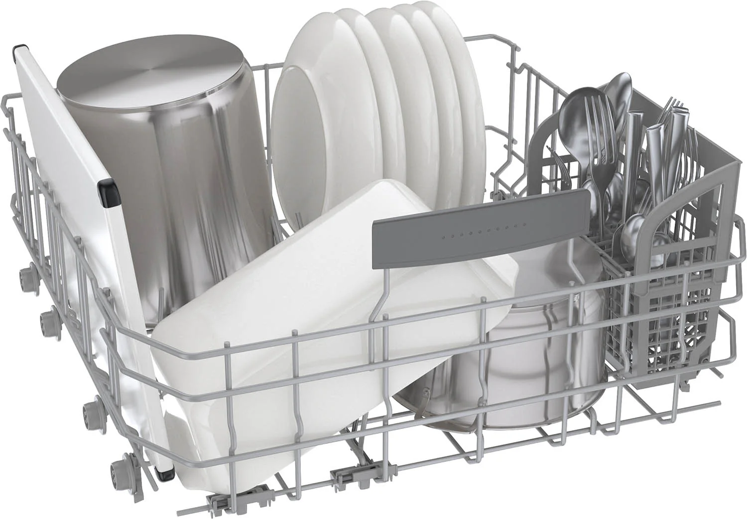 Bosch Black Stainless Steel 24" Smart Dishwasher with Home Connect, Third Rack - SHP78CM4N - Image 7