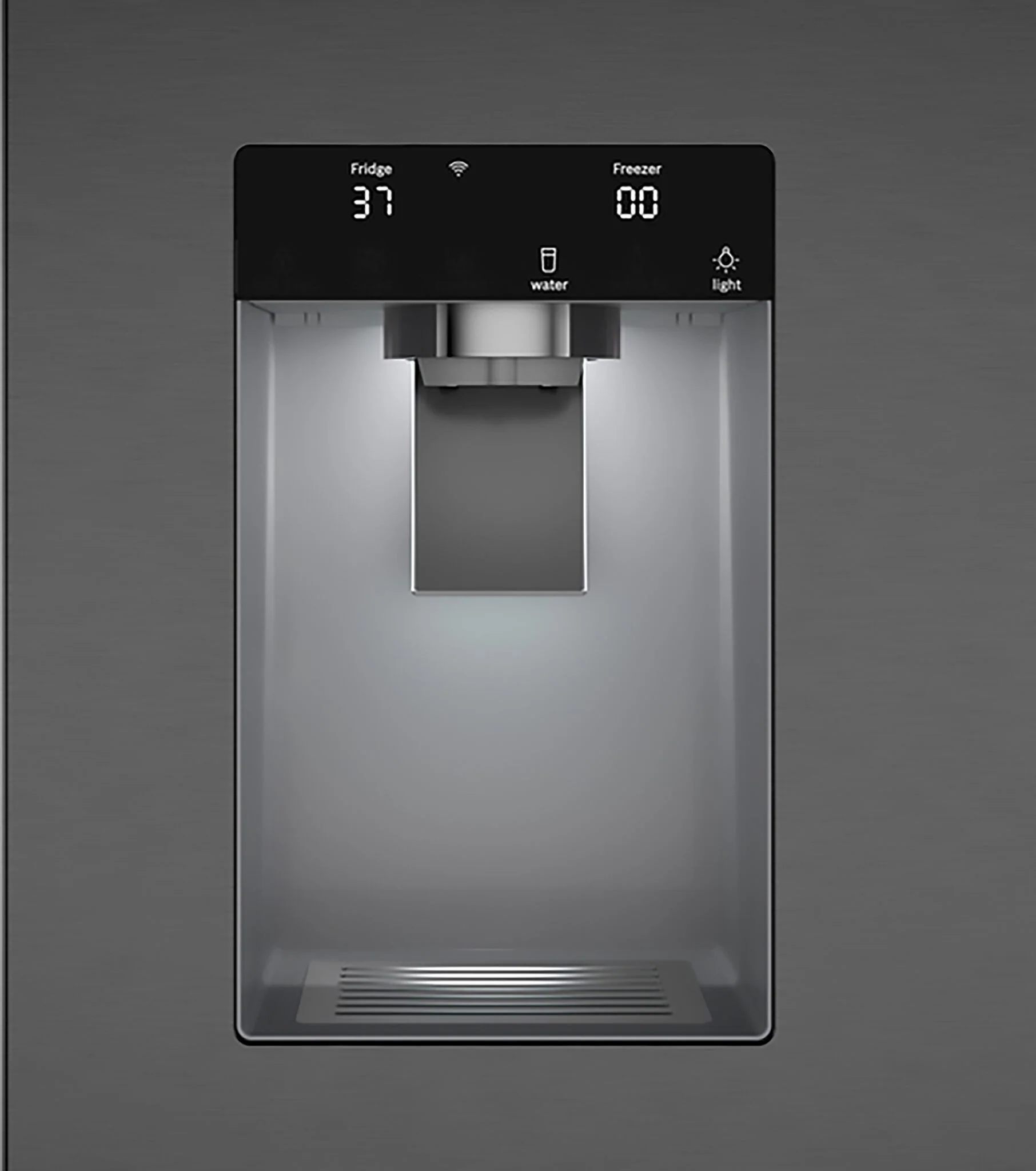 Bosch 500 Series 36" 26 Cu. Ft. Fingerprint Resistant Brushed Black Steel French Door Refrigerator - B36FD52SNB - Image 4