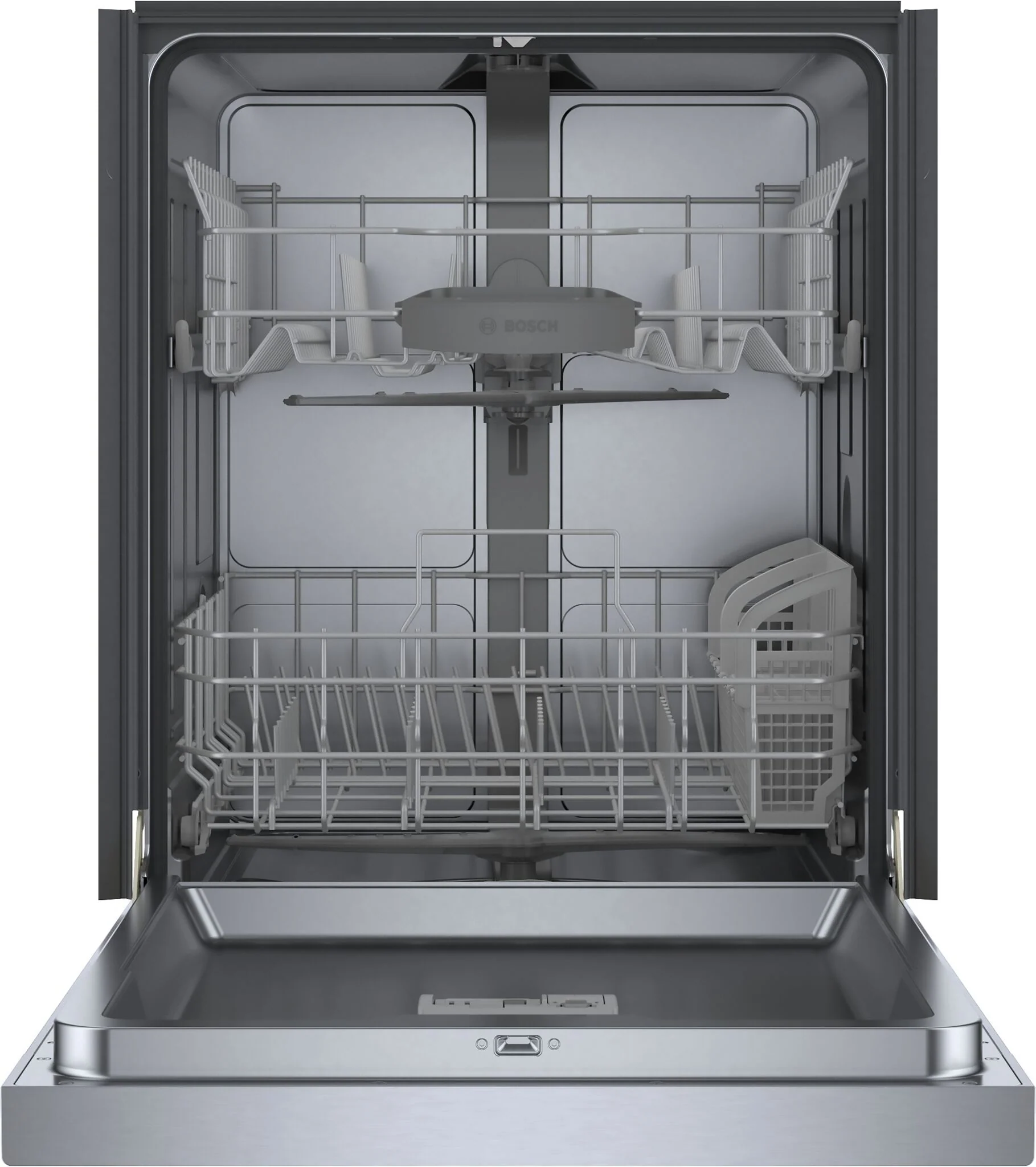 Bosch Fingerprint Resistant Brushed Steel Built-In 100 Series Dishwasher with Home Connect (48 dBA) - SHE41CM5N - Image 3