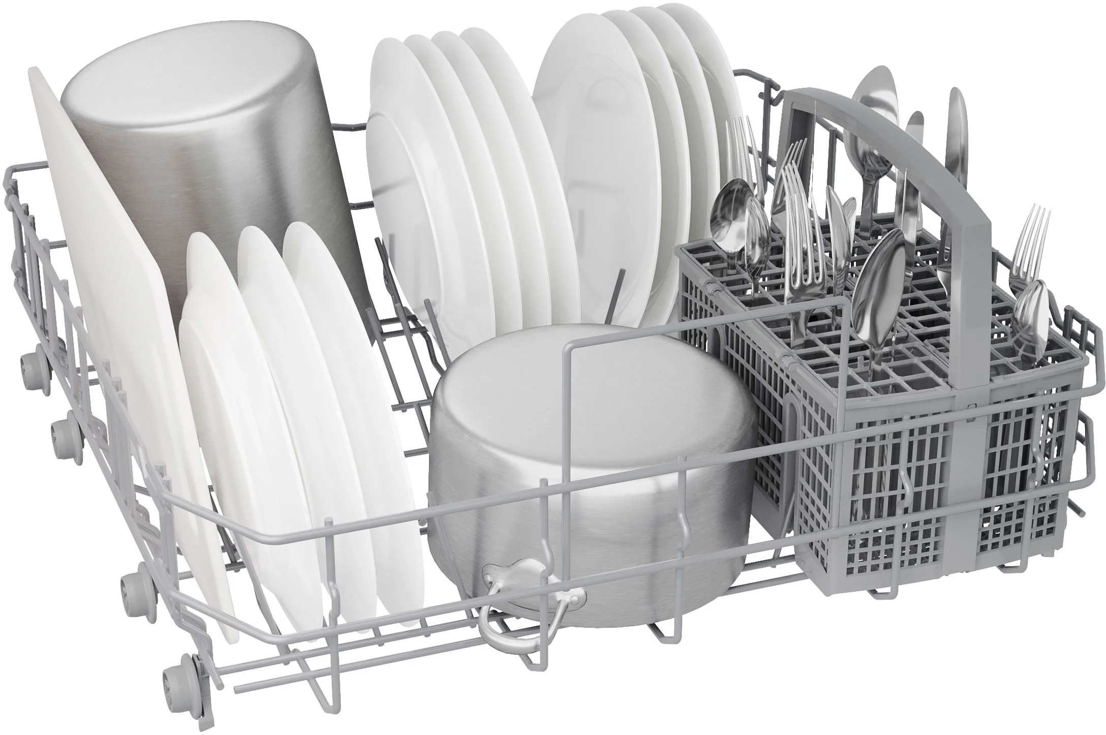 Bosch Stainless Steel 100 Series 24" Dishwasher with Recessed Handle - SHE2ADF5N - Image 8
