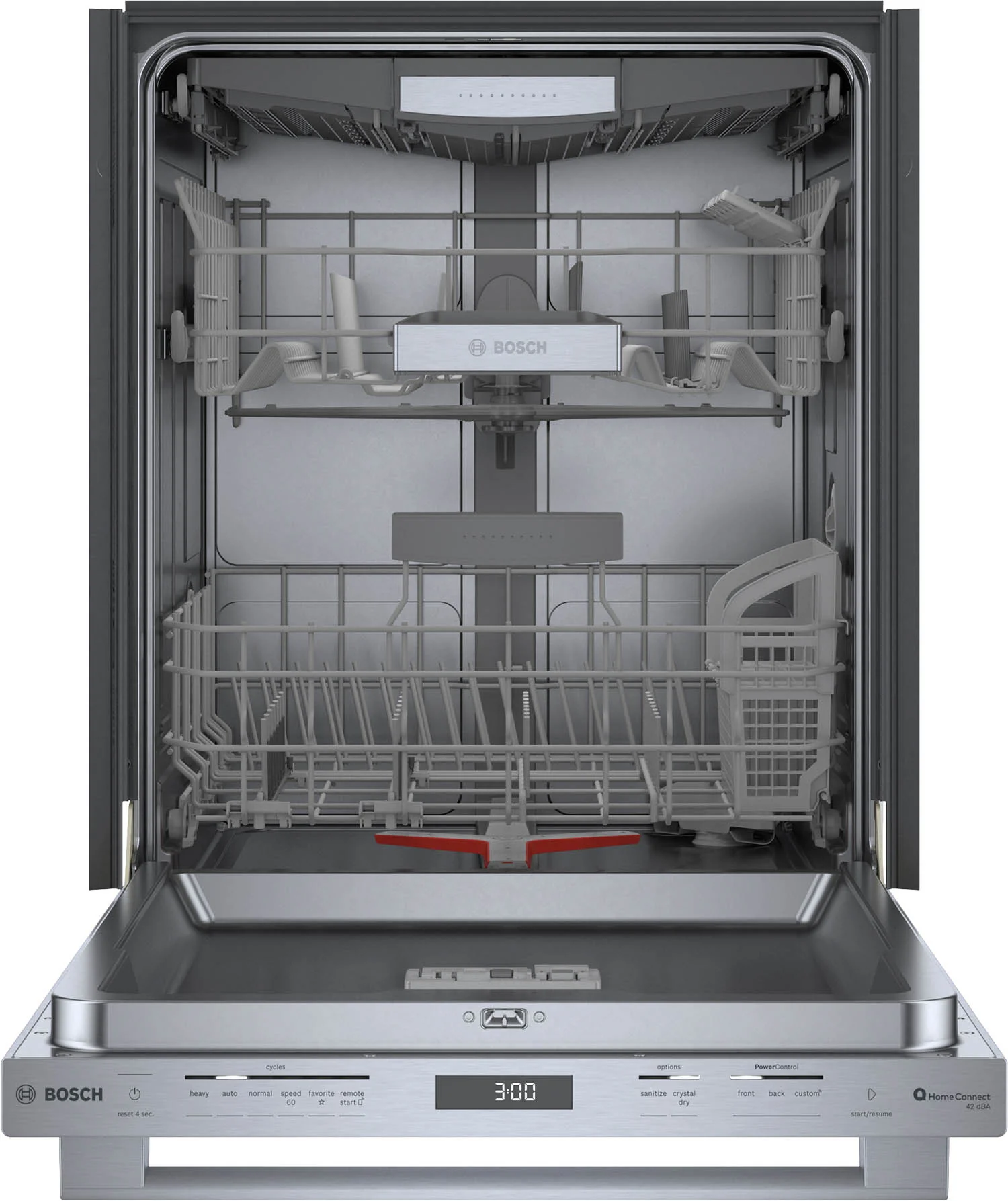 Bosch Stainless Steel 24" Smart Dishwasher with Home Connect, Third Rack - SHX78CM5N - Image 5
