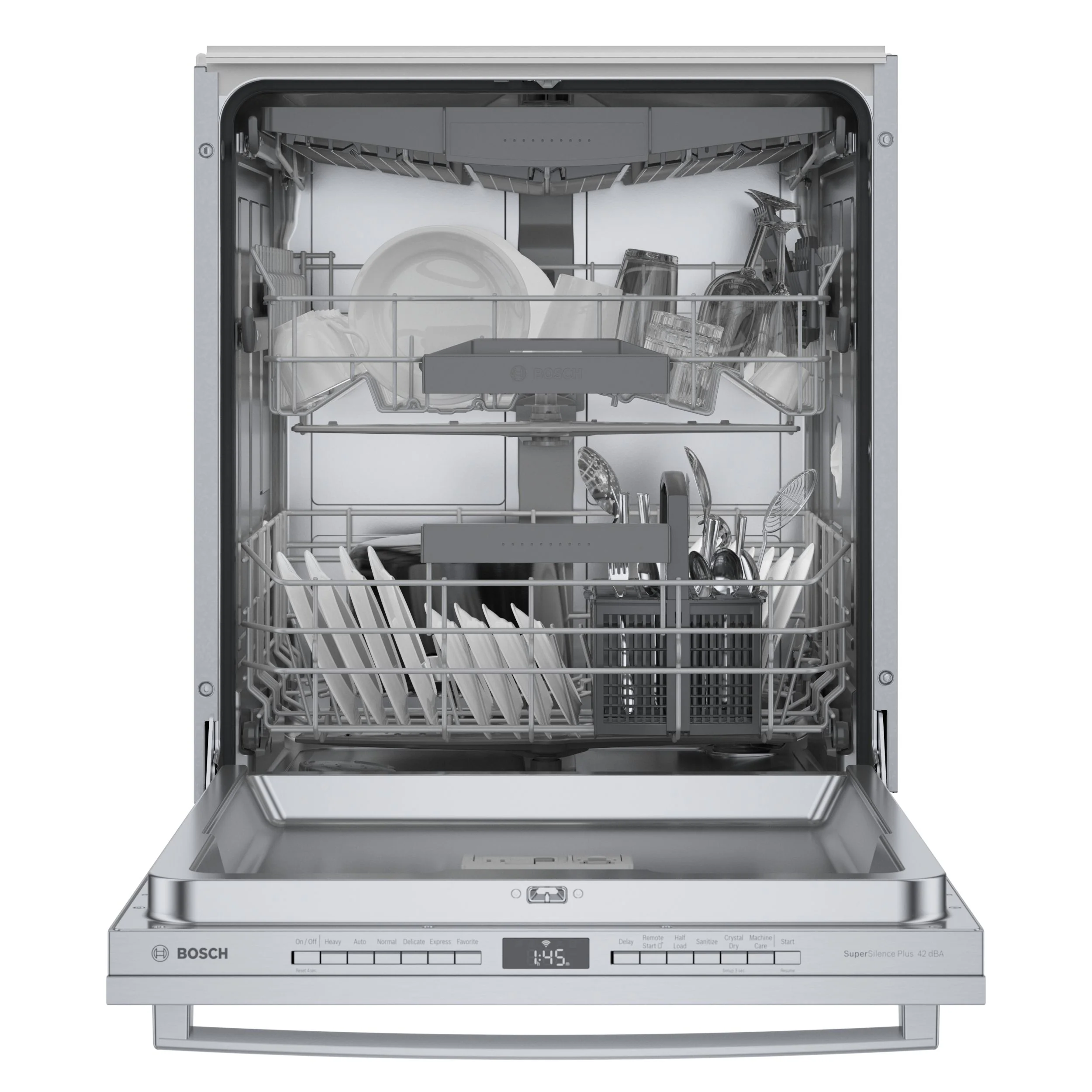 Bosch Stainless Steel 800 Series 24" Built-In Dishwasher with Bar Handle - SGEX78B55UC - Image 2