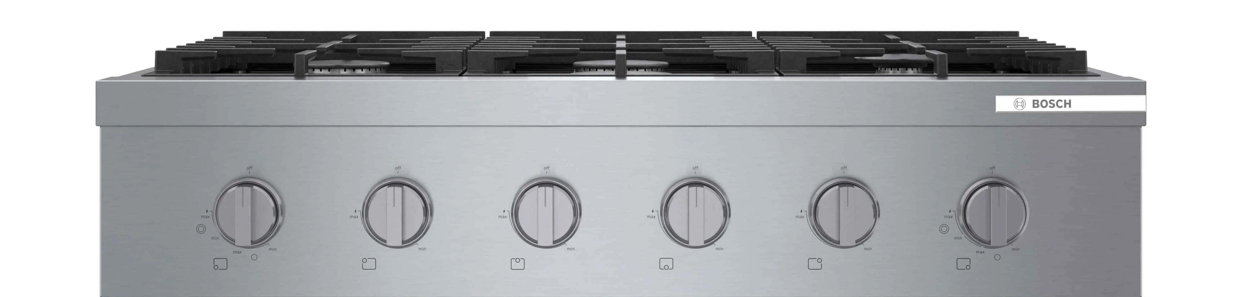 Bosch Stainless Steel Gas 800 Series Professional 36" Rangetop -RGM8658UC - Image 2