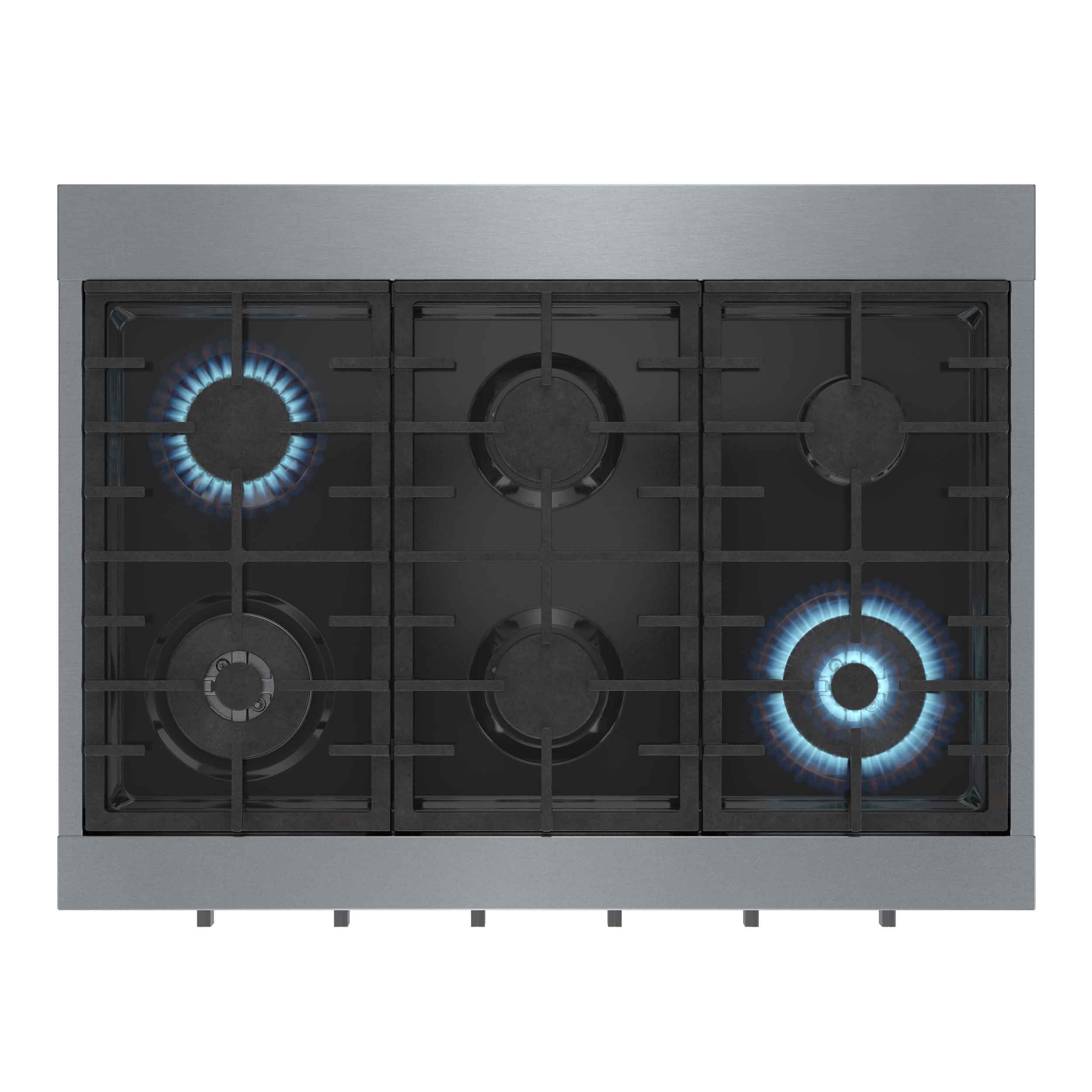Bosch Stainless Steel Gas 800 Series Professional 36" Rangetop -RGM8658UC - Image 4