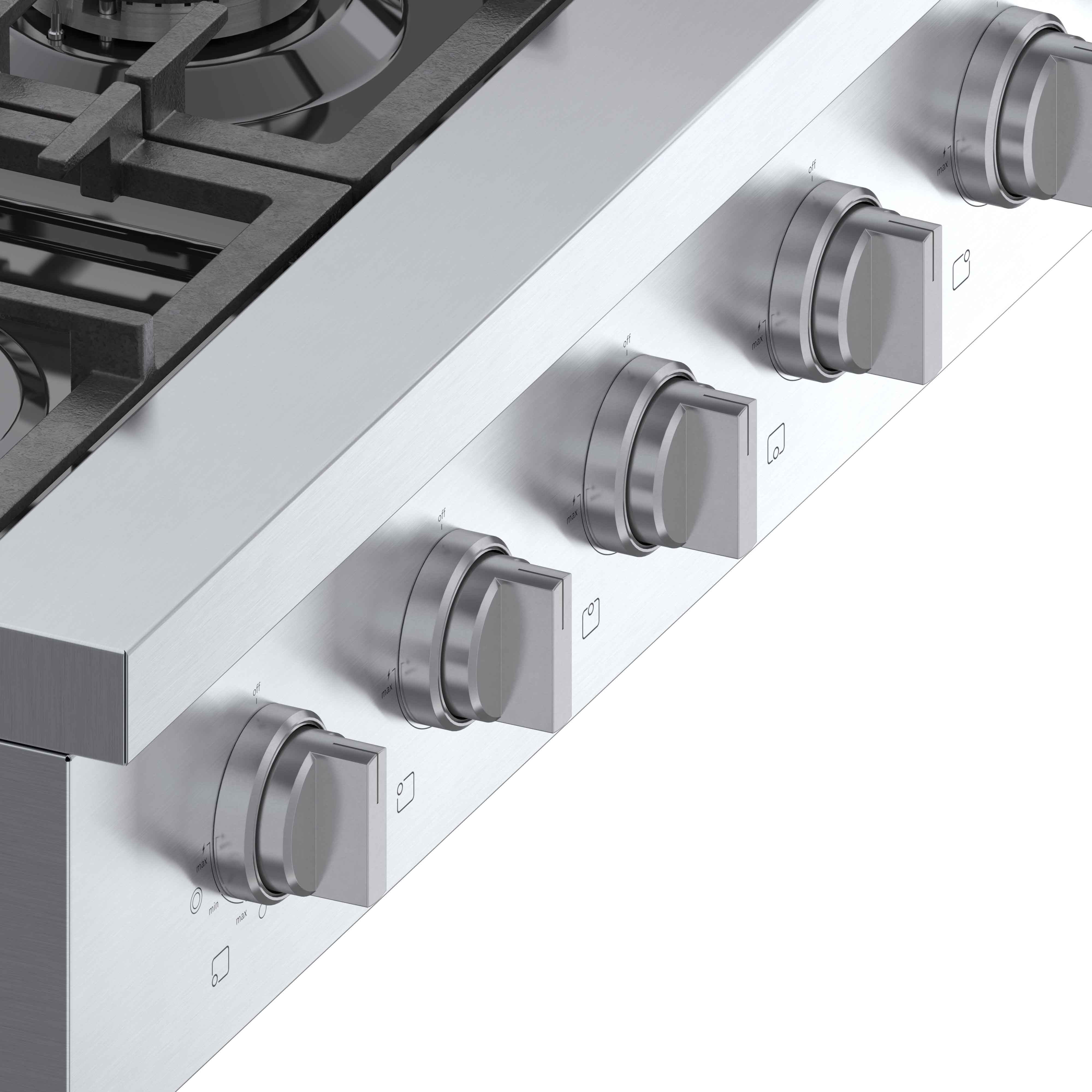 Bosch Stainless Steel Gas 800 Series Professional 36" Rangetop -RGM8658UC - Image 8