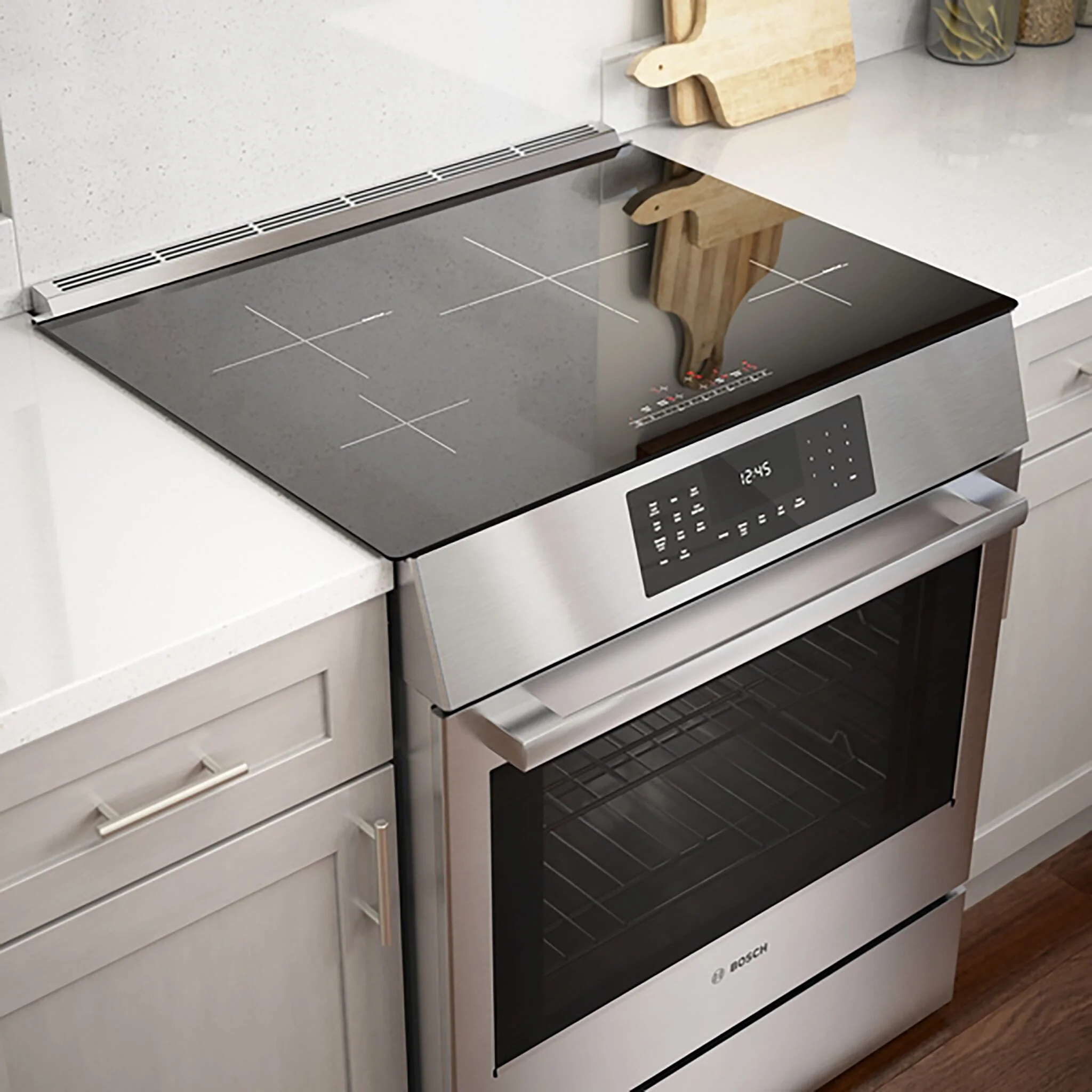 Bosch Stainless Steel Slide-In Induction Convection Range (4.6 Cu.Ft) - HII8057C - Image 5
