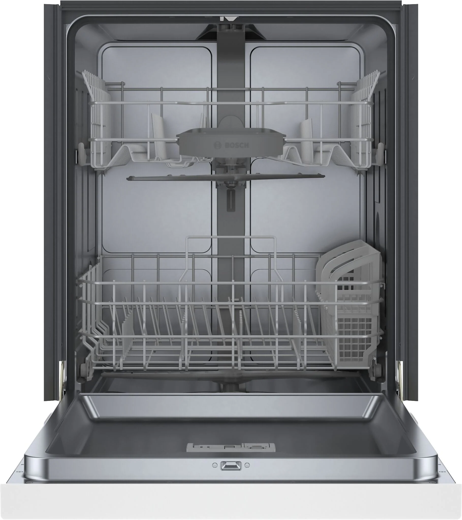 Bosch White 100 Series Built-In Dishwasher with Home Connect (48 dBA) - SHE41CM2N - Image 3