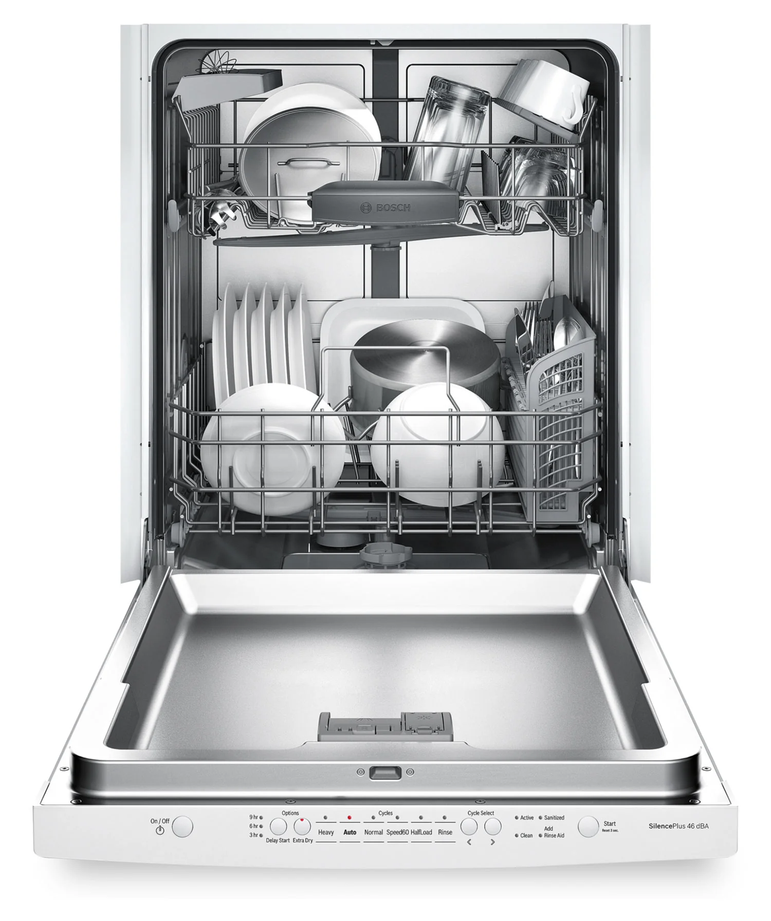 Bosch White 24" Dishwasher - SHS5AV52UC - Image 3