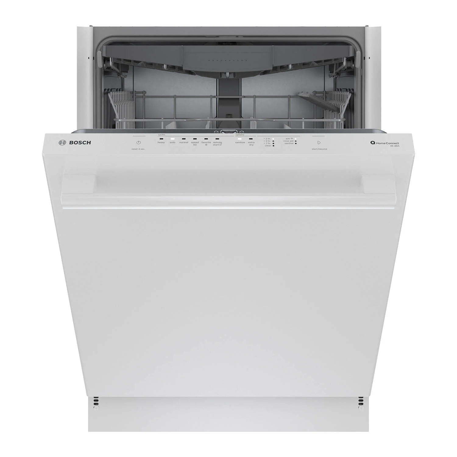 Bosch White 24" Smart Dishwasher with Home Connect, Third Rack - SHX5AEM2N - Image 4