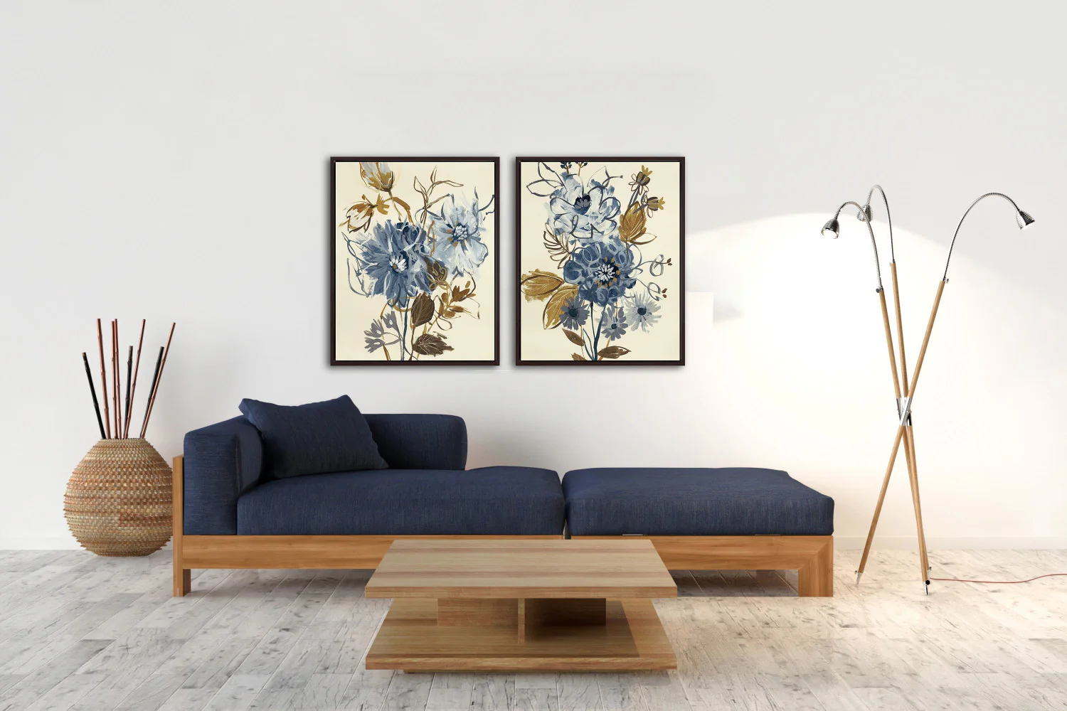 Botanical Motion I Wall Art - Multi-Colour - Image 2