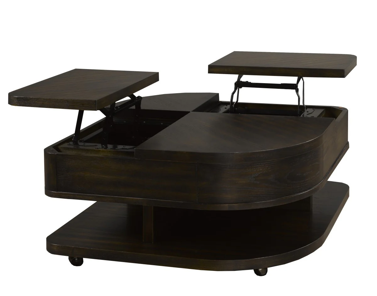 Brando Dual Lift-Top Coffee Table - Espresso - Image 2
