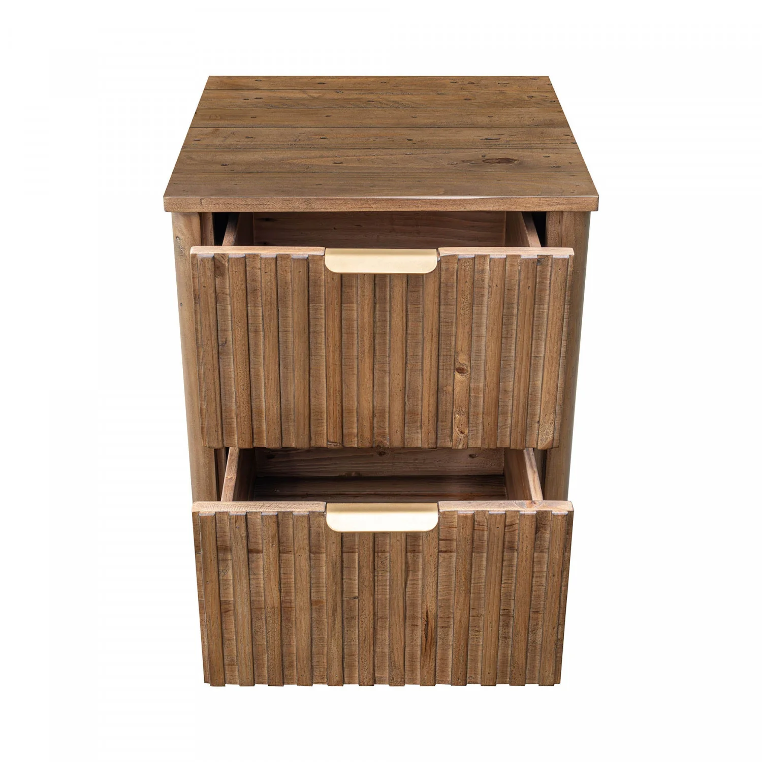 Branswell 2 Drawer Night Table - Brown - Image 5