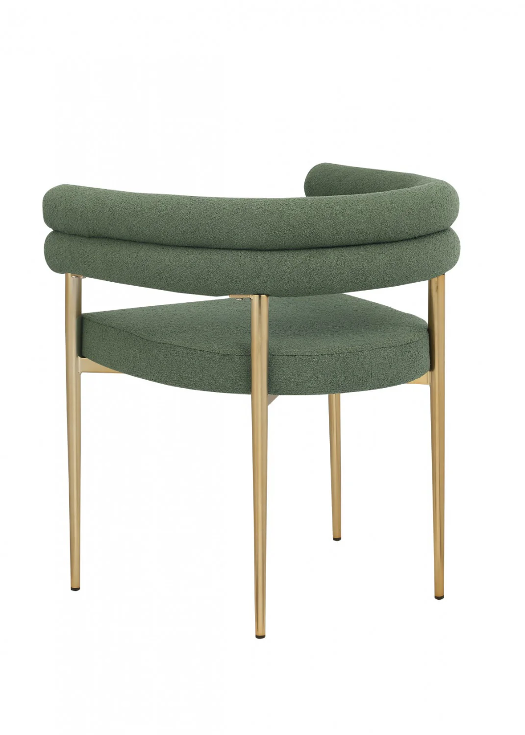 Brantley Dining Chair - Green/Gold - Set of Two - Image 4
