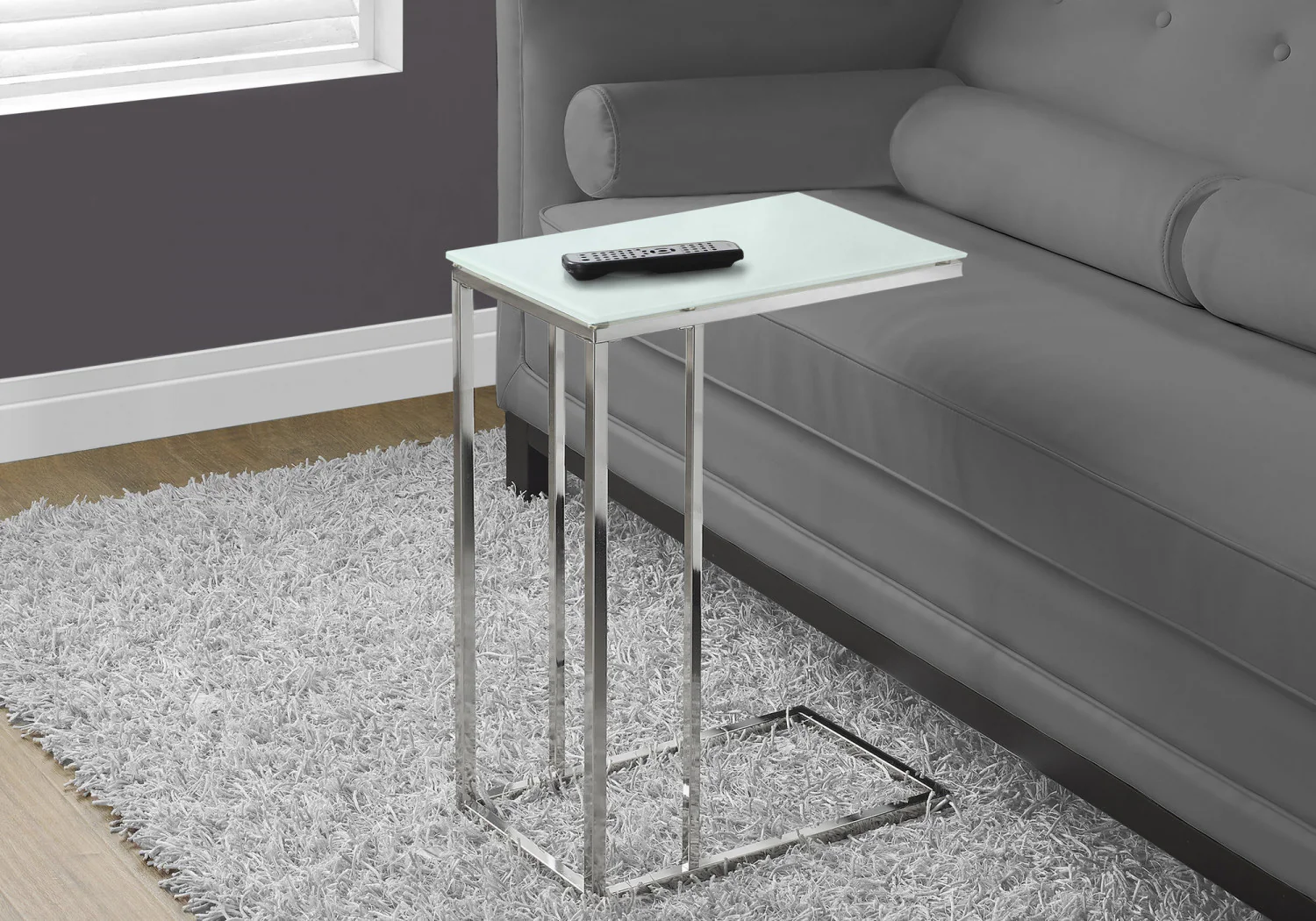 Breck Side Table - Chrome - Image 2