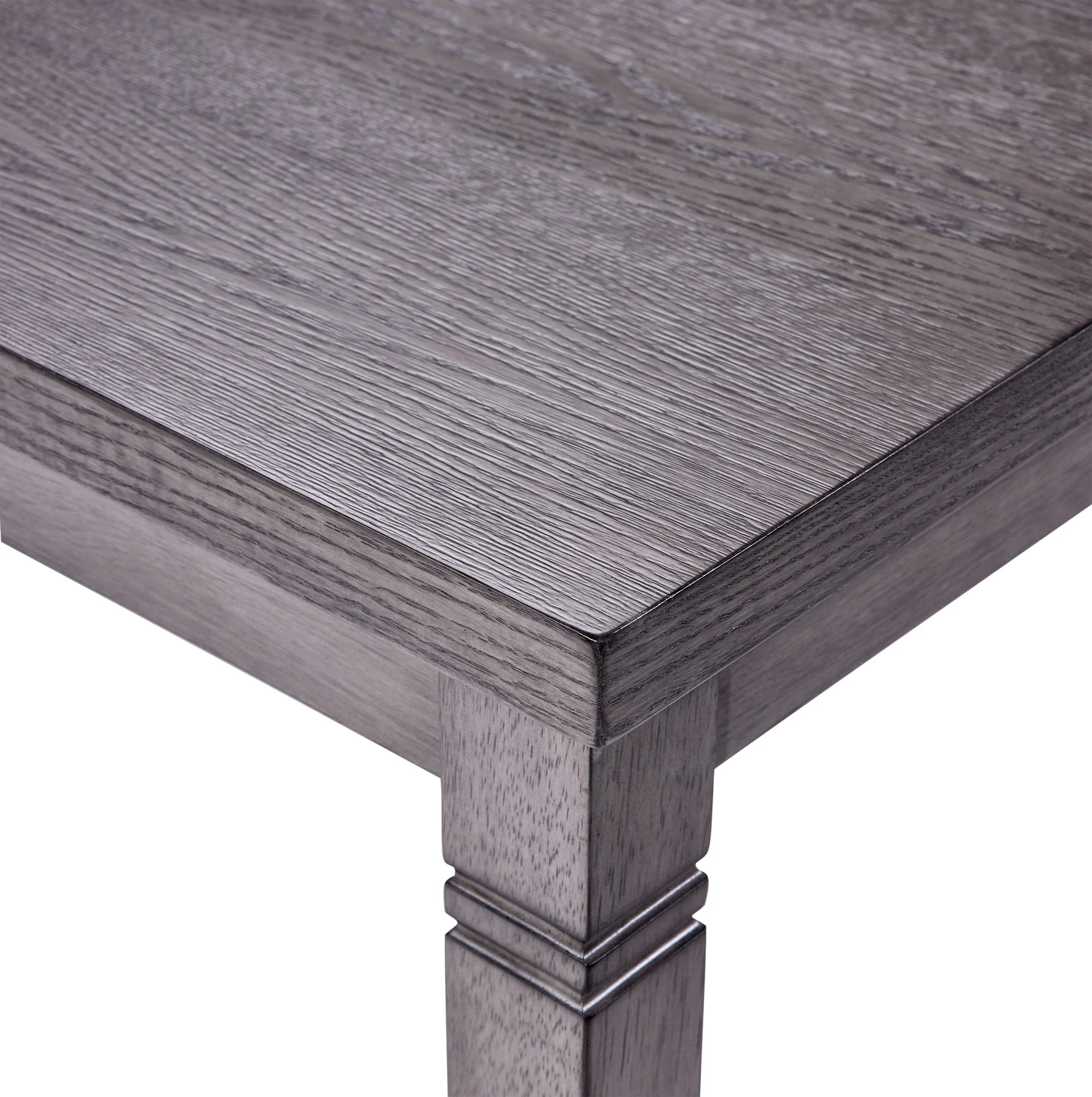 Breeze 6-Piece Dining Set - Dark Grey - Image 5