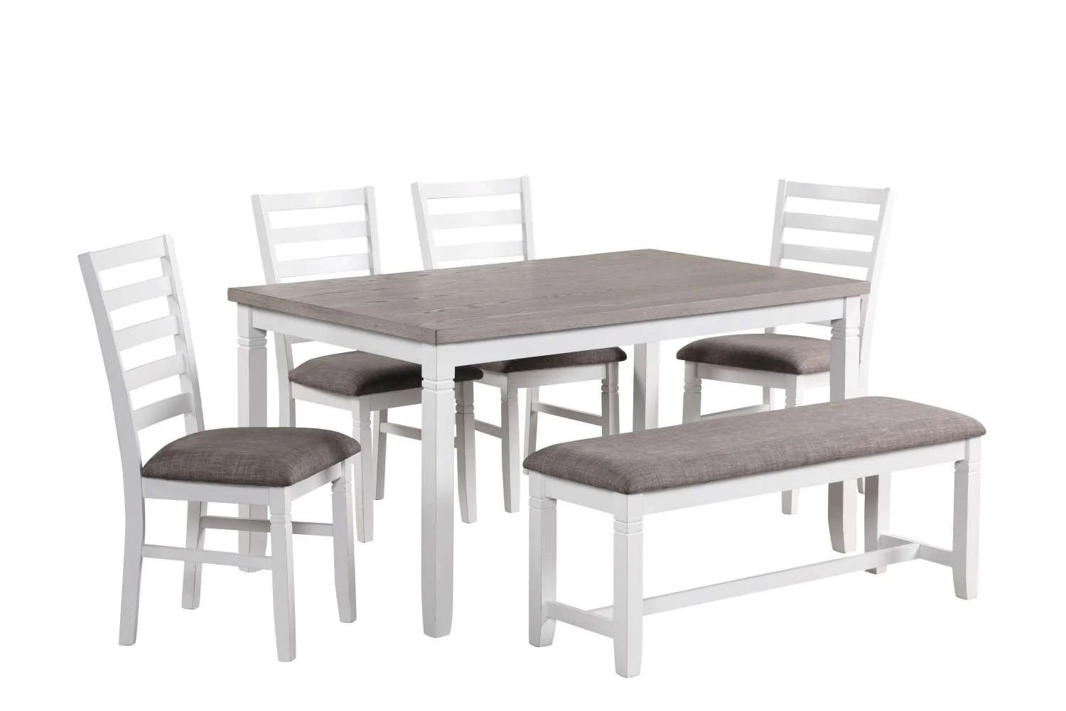 Breeze Bench - White, Grey - Image 2