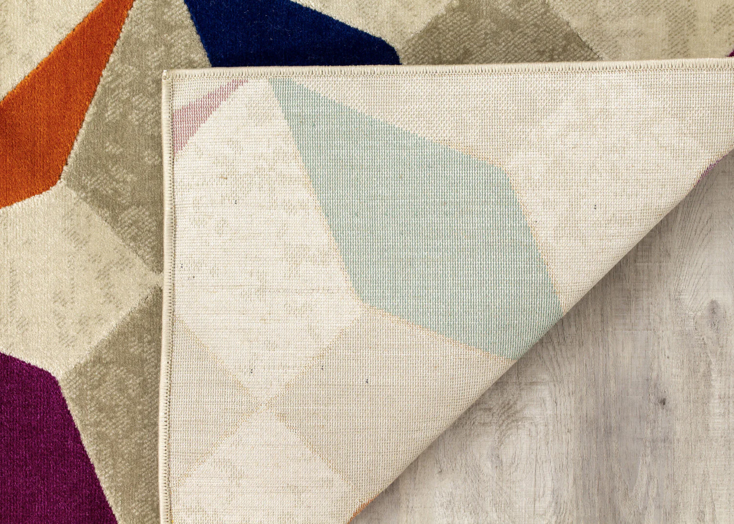 Brille Diamond Checkerboard Area Rug- 5' X 8' - Multi-Colour - Image 6