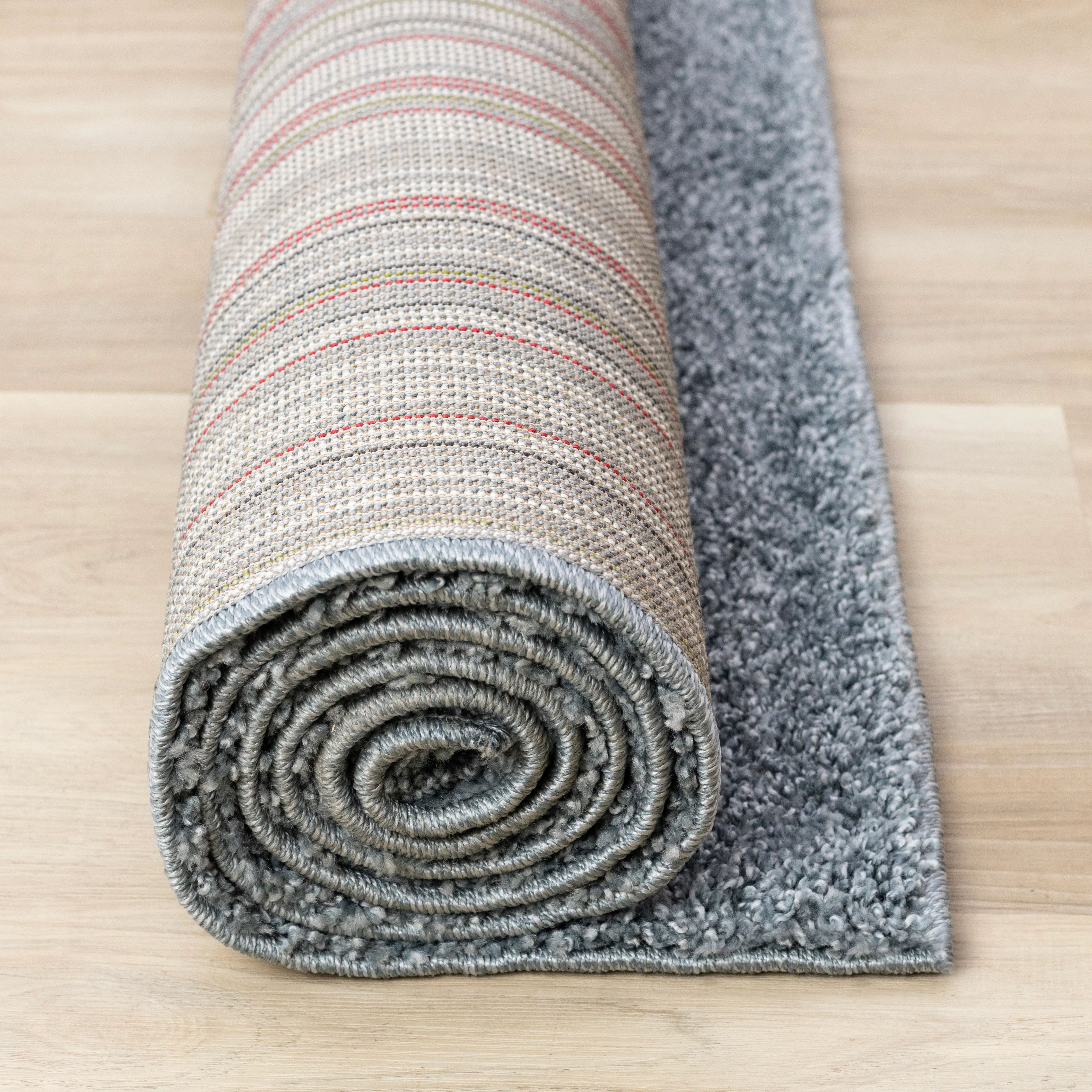 Brio 5'3" x 7'7" Shag Area Rug - Blue - Image 10