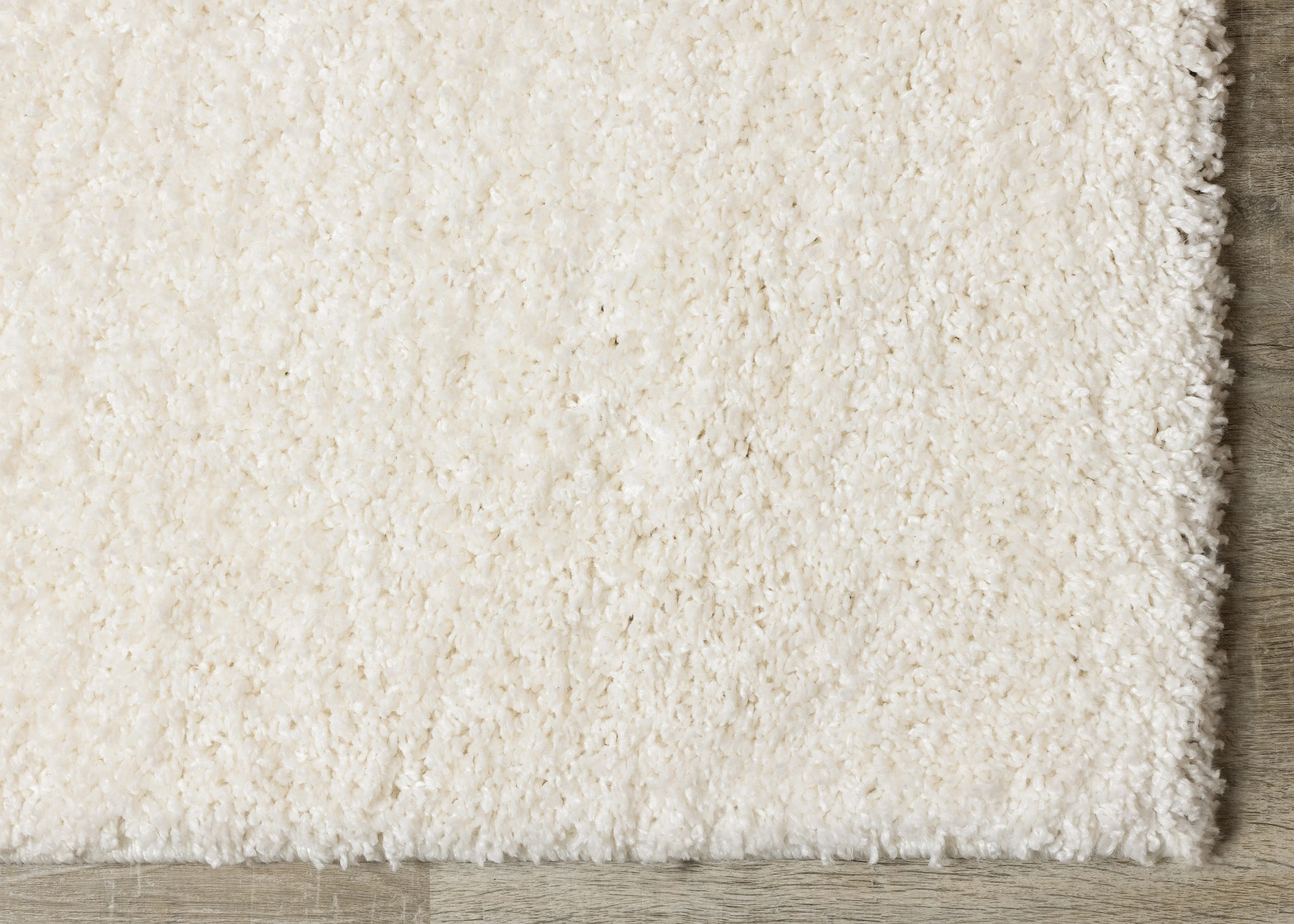 Brio 5'3" x 7'7" Shag Area Rug - Cream - Image 4